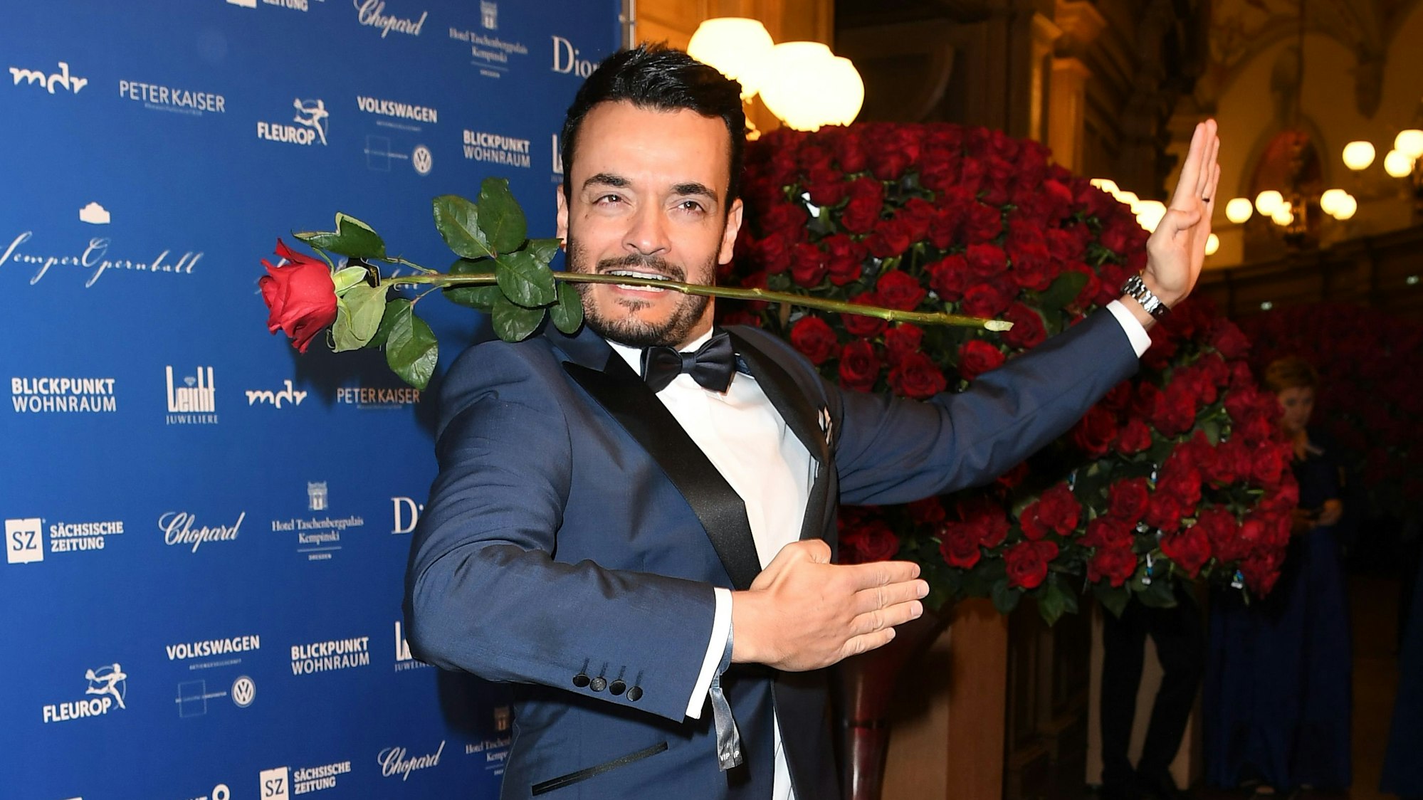 Der italienische Musiker Giovanni Zarrella (hier 2019 beim Semperopernball in München) begeistert mit seiner neuen Show ein Millionenpublikum.