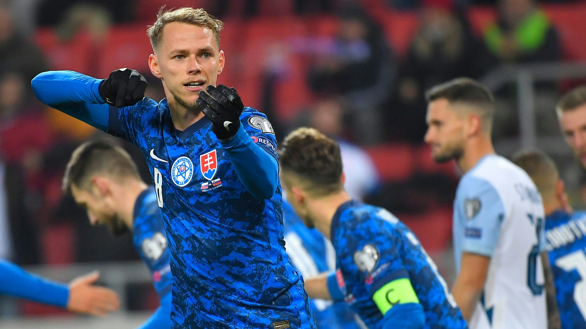 Ondrej Duda trifft für die Slowakei gegen Slowenien.