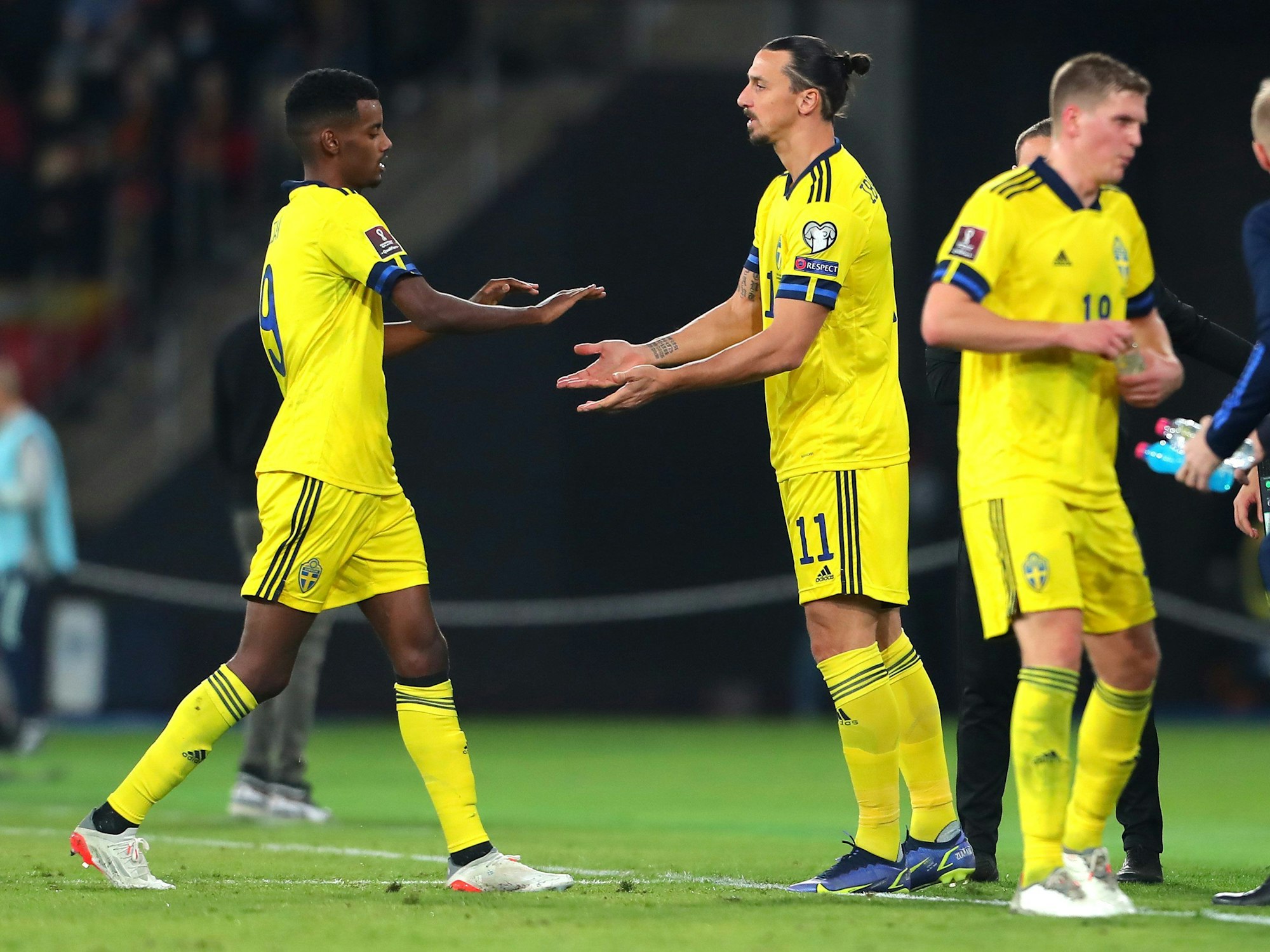 Zlatan Ibrahimovic wird für Alexander Isak eingewechselt