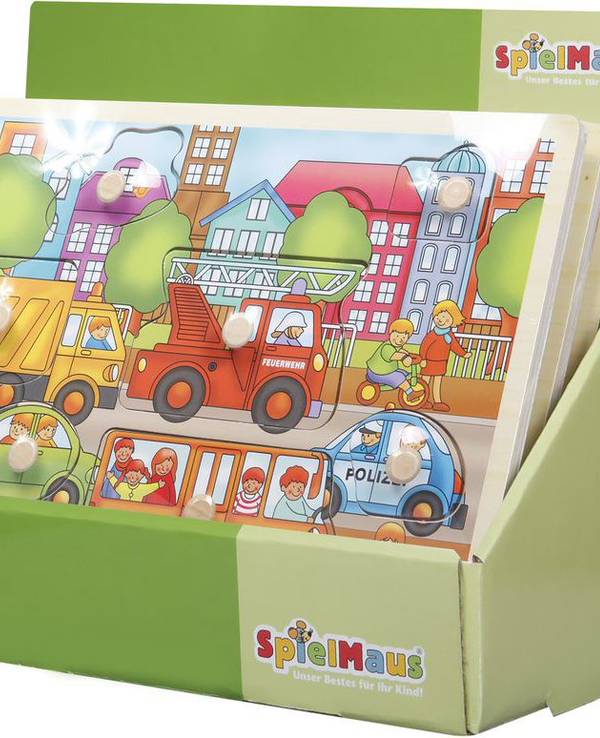 Rückruf Einlegepuzzle von SpielMaus Holz / Weiterer Text über ots und www.presseportal.de/nr/50529 / Die Verwendung dieses Bildes ist für redaktionelle Zwecke unter Beachtung ggf. genannter Nutzungsbedingungen honorarfrei. Veröffentlichung bitte mit Bildrechte-Hinweis.