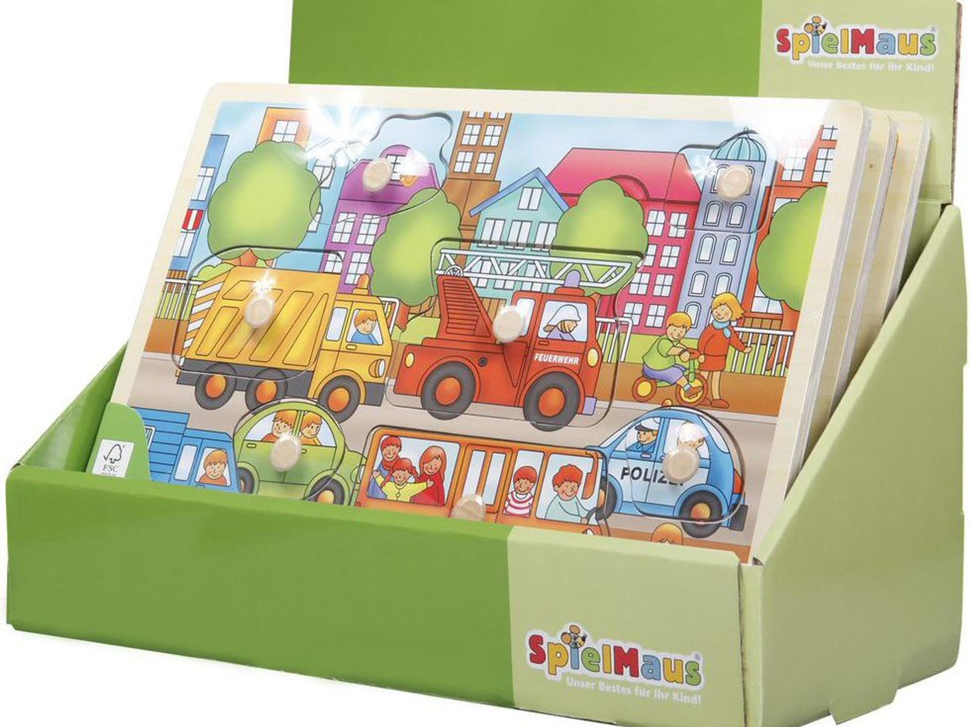 Rückruf Einlegepuzzle von SpielMaus Holz / Weiterer Text über ots und www.presseportal.de/nr/50529 / Die Verwendung dieses Bildes ist für redaktionelle Zwecke unter Beachtung ggf. genannter Nutzungsbedingungen honorarfrei. Veröffentlichung bitte mit Bildrechte-Hinweis.