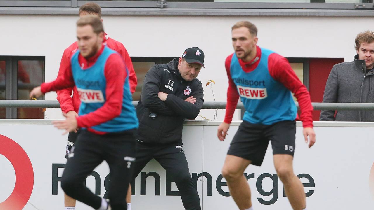 Steffen Baumgart im Training des 1. FC Köln.
