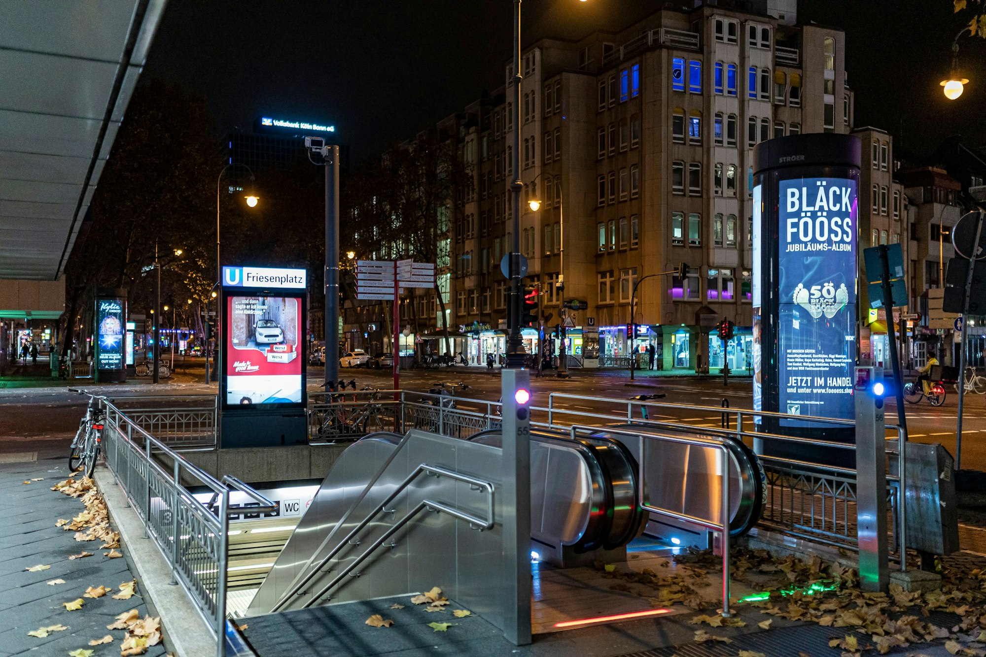 11.11.2020 Köln Friesenplatz Bahnstation.