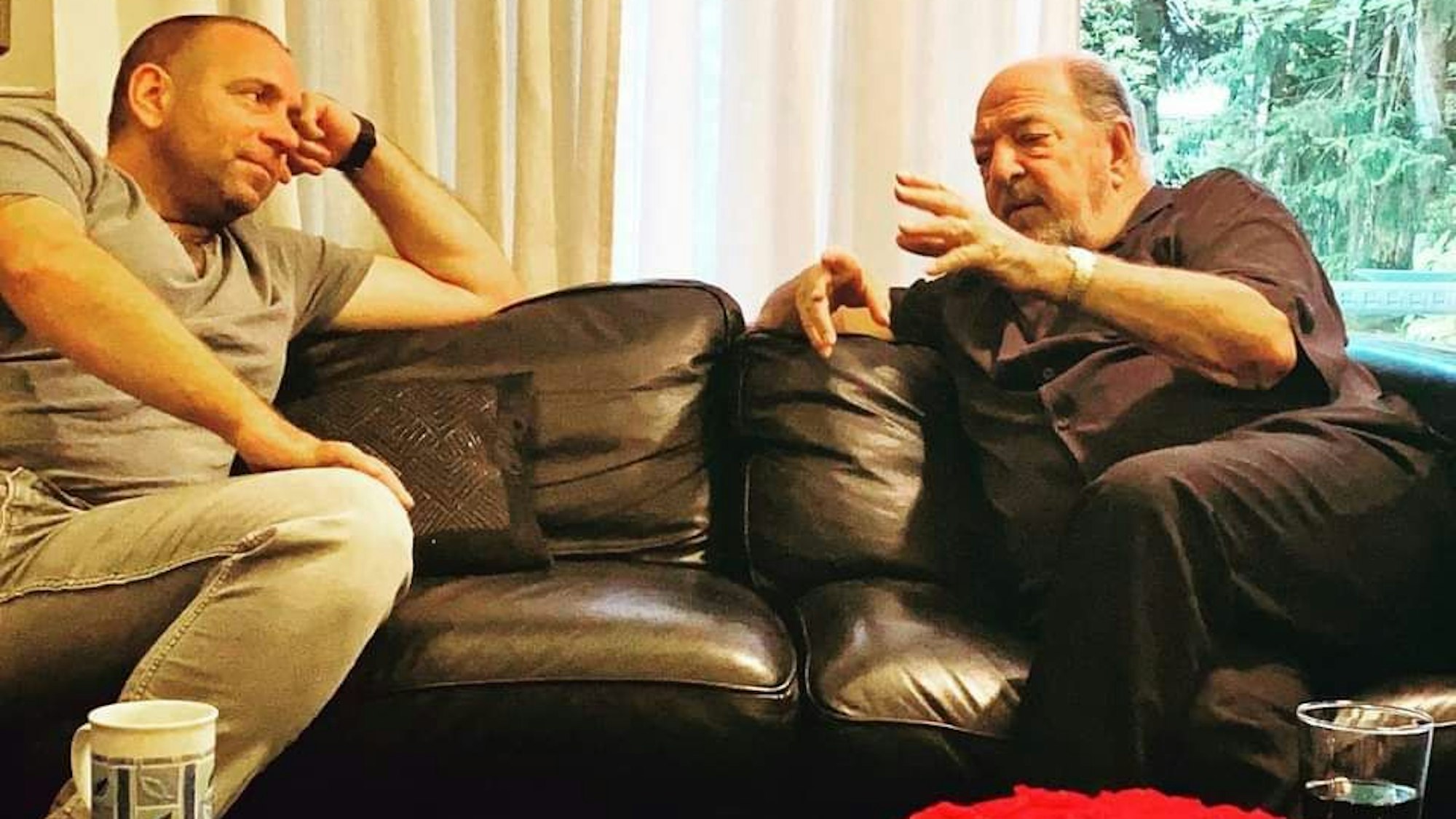 Matthias Distel besuchte Ralph Siegel im Studio.