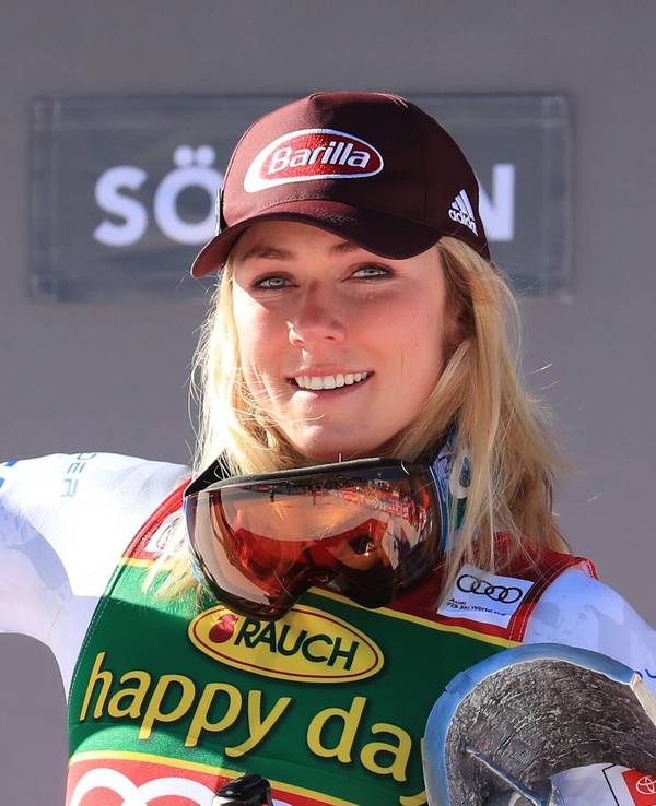 Alpine Ski World Cup: Mikaela Shiffrin nach dem Riesen-Slalom in Sölden.