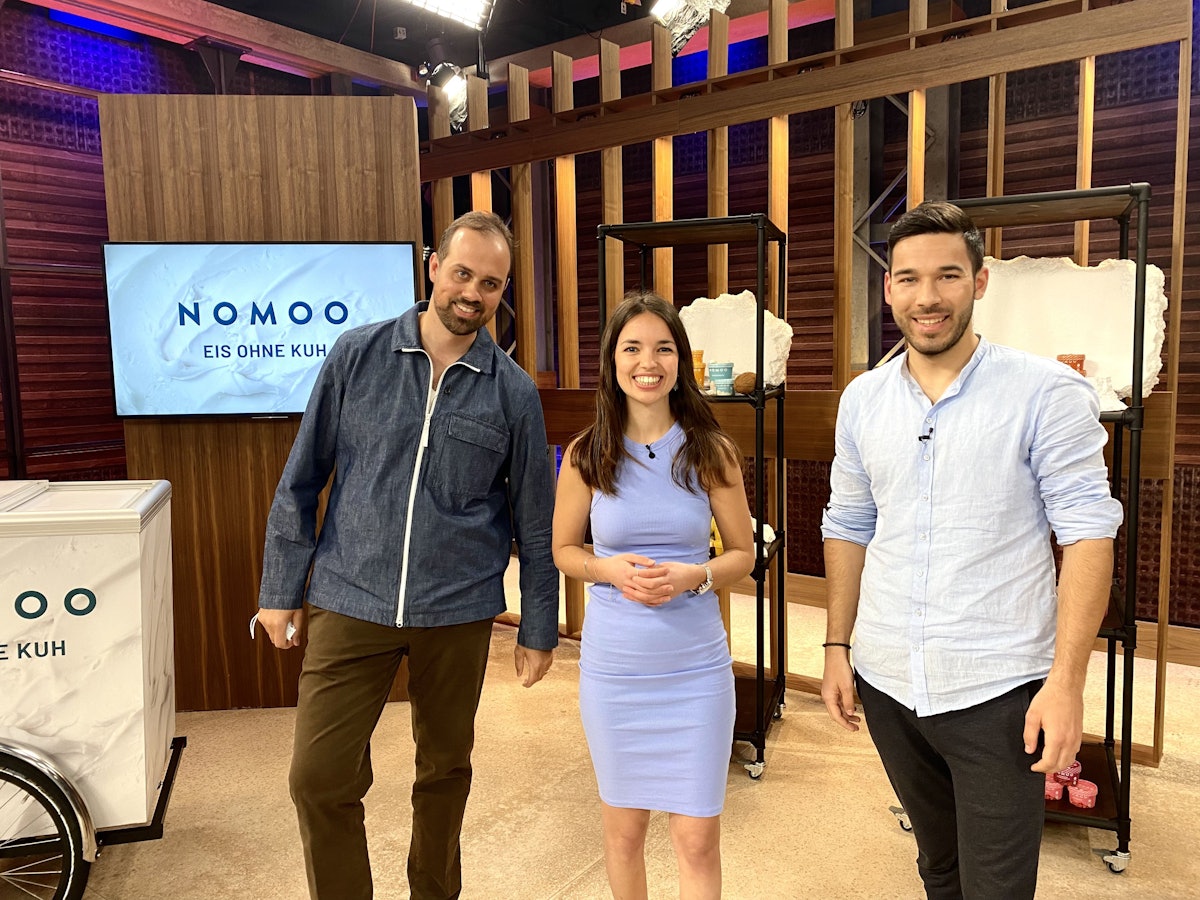 Das Kölner Start-up Nomoo bei der Schweizer Ausgabe von Die Höhle der Löwen.