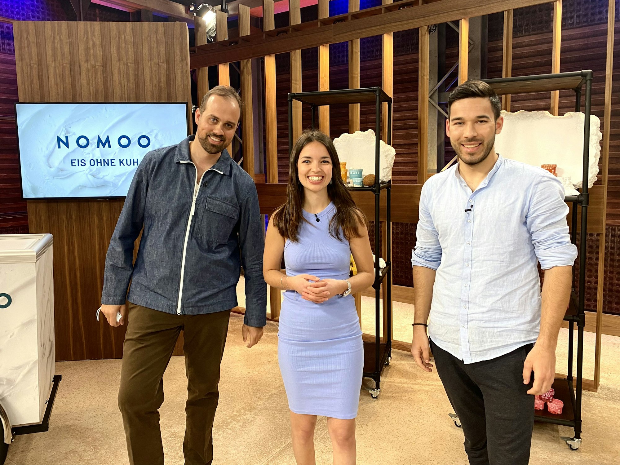 Das Kölner Start-up Nomoo bei der Schweizer Ausgabe von Die Höhle der Löwen.