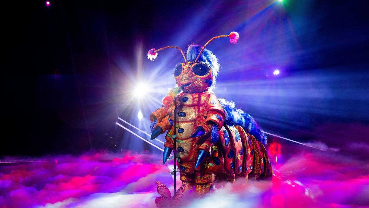 Die Raupe steht in der ProSieben-Show „The Masked Singer“ auf der Bühne.