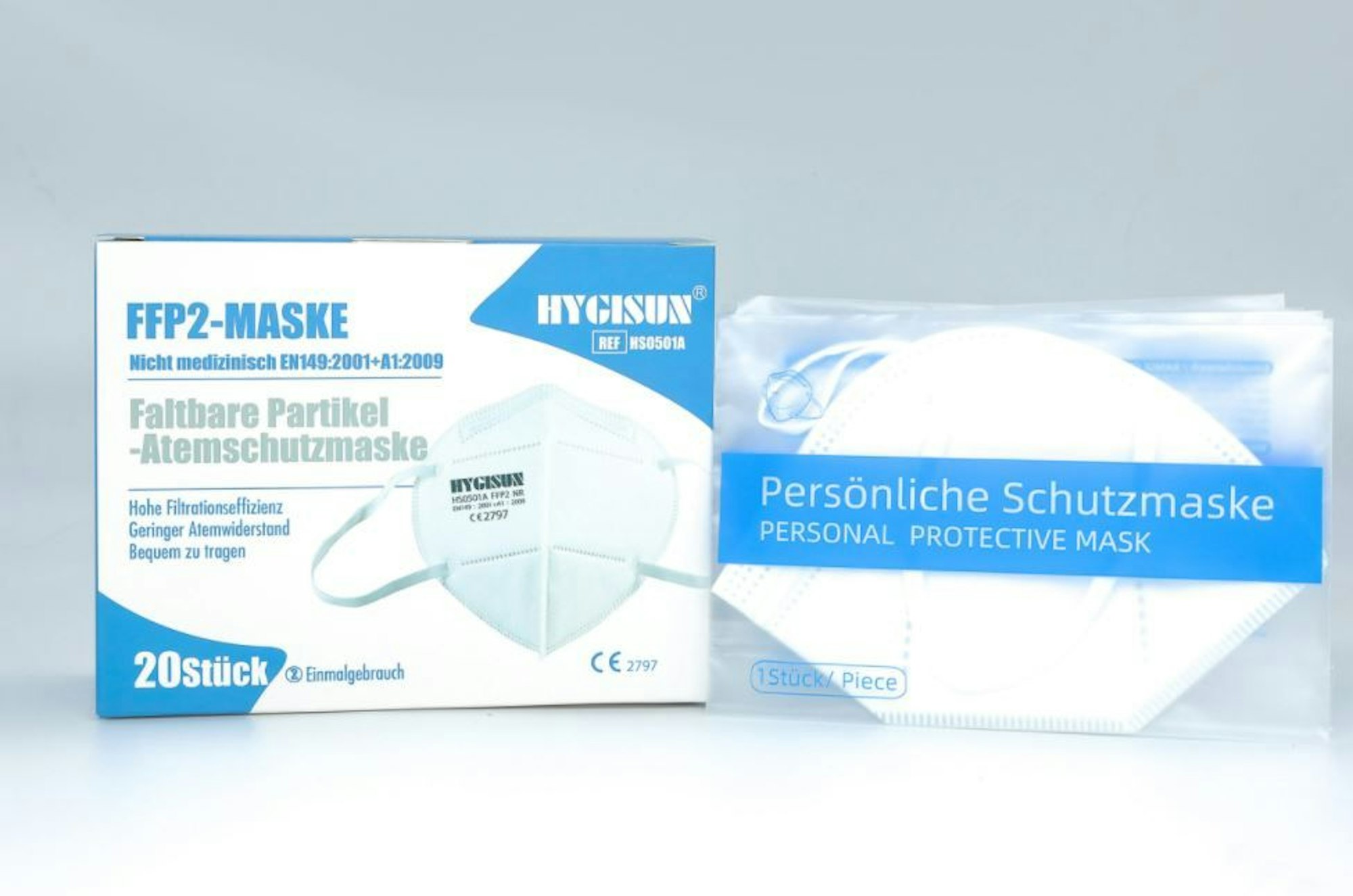 Diese FFP2-Masken des Herstellers Hunan Dreaming Cloud E-Commerce CO., Ltd sind vom Rückruf betroffen.