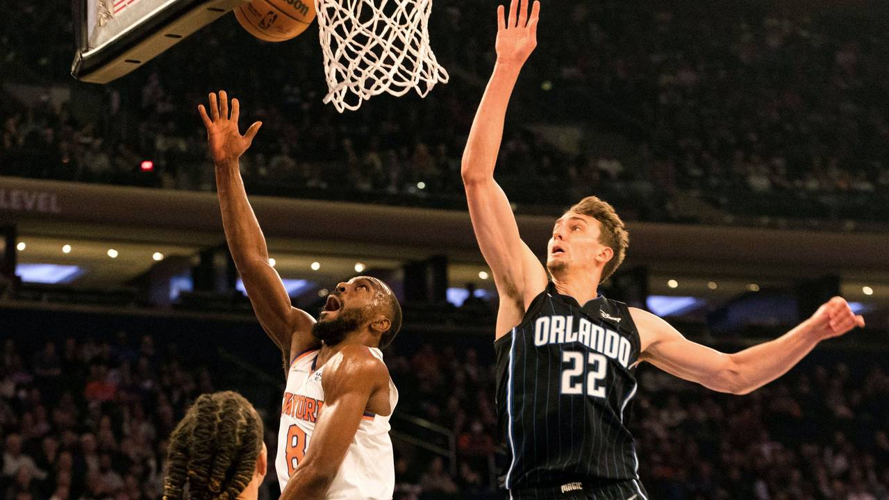 Franz Wagner und Kemba Walker im Duell