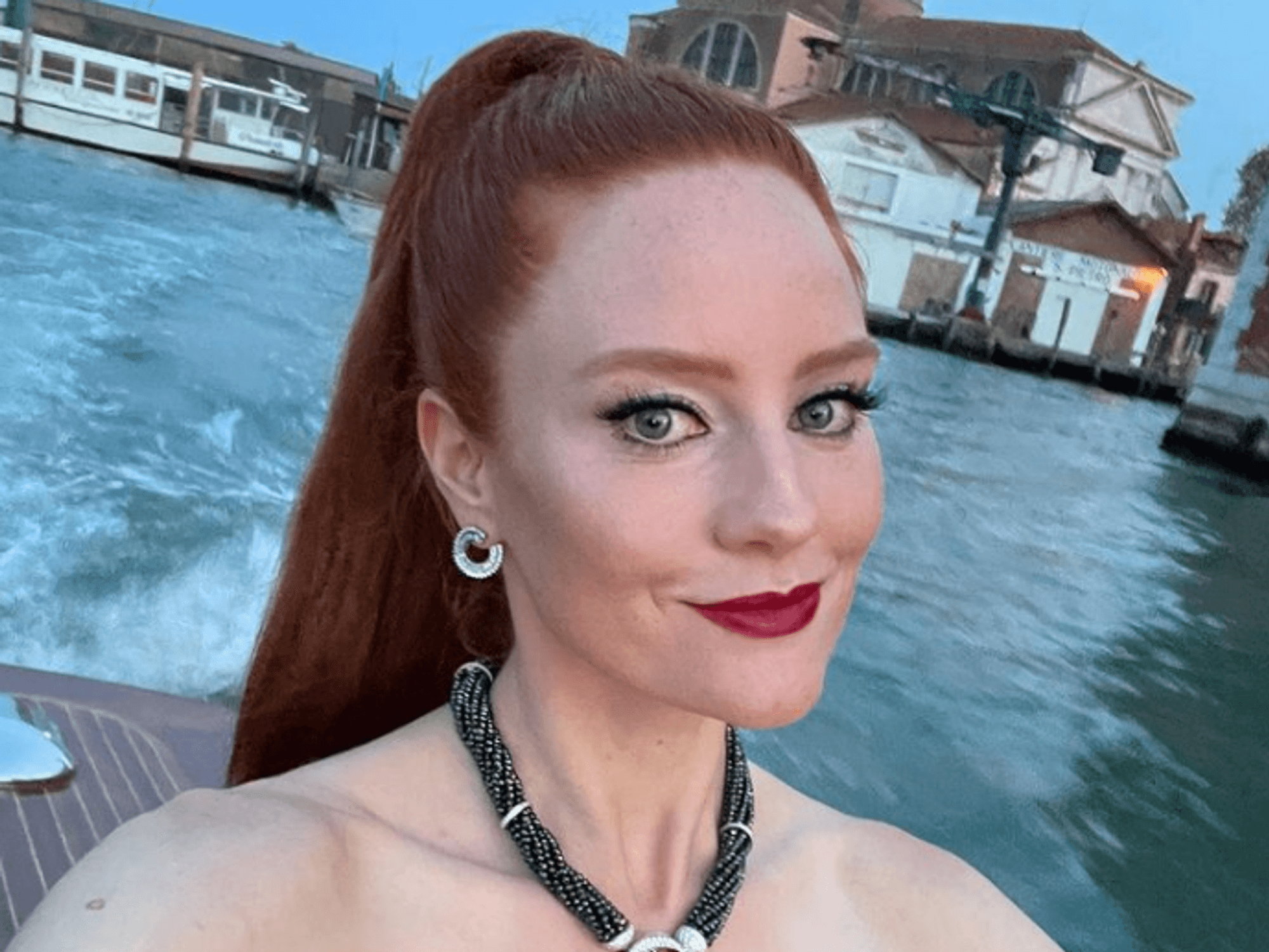 Barbara Meier, hier auf einem Instagram-Selfie vom 11. September 2021, zeigt sich auf Instagram jetzt mit großer Babykugel.
