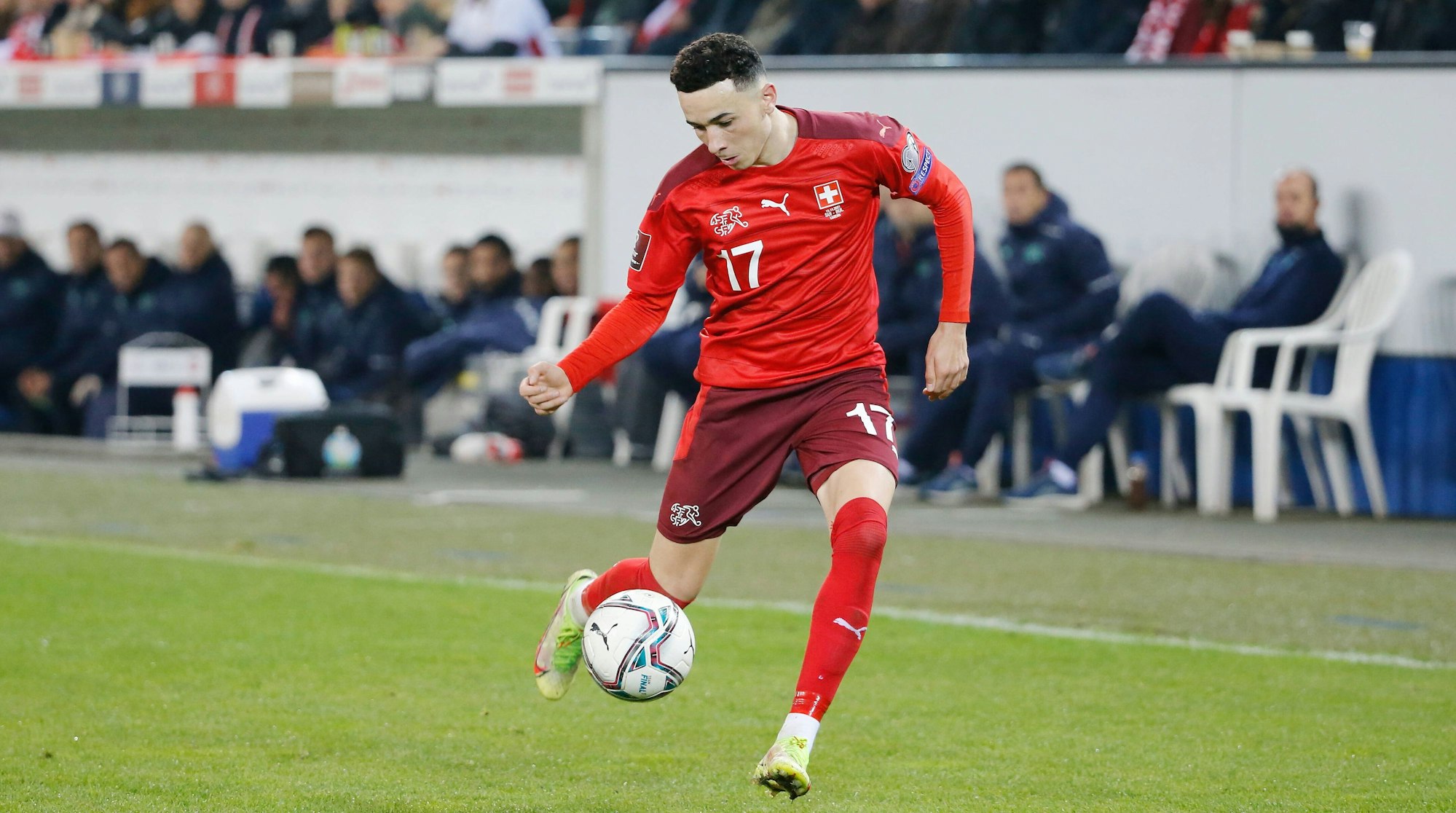 Ruben Vargas am Ball