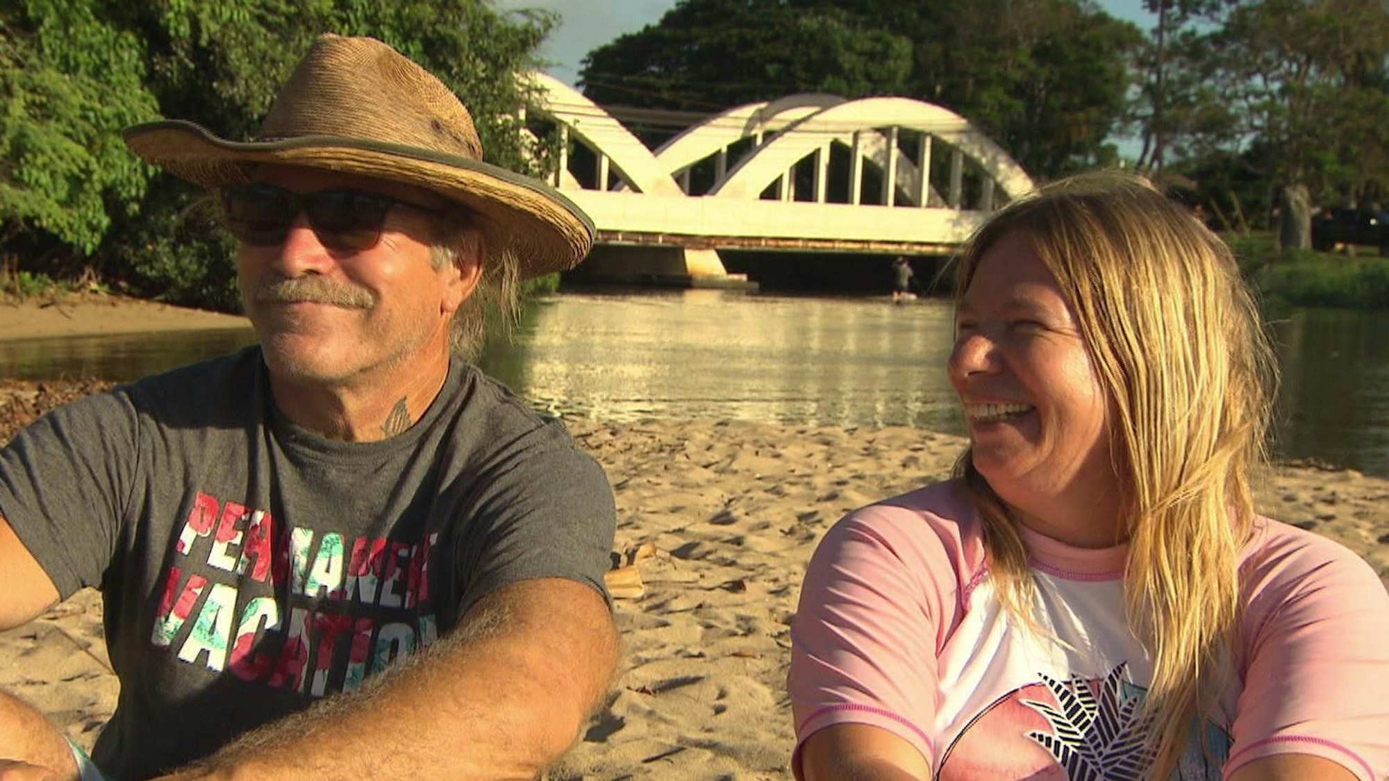 Die Reimanns: Manu Reimann in einer TV-Szene von Ende 2018 mit Mann Konny