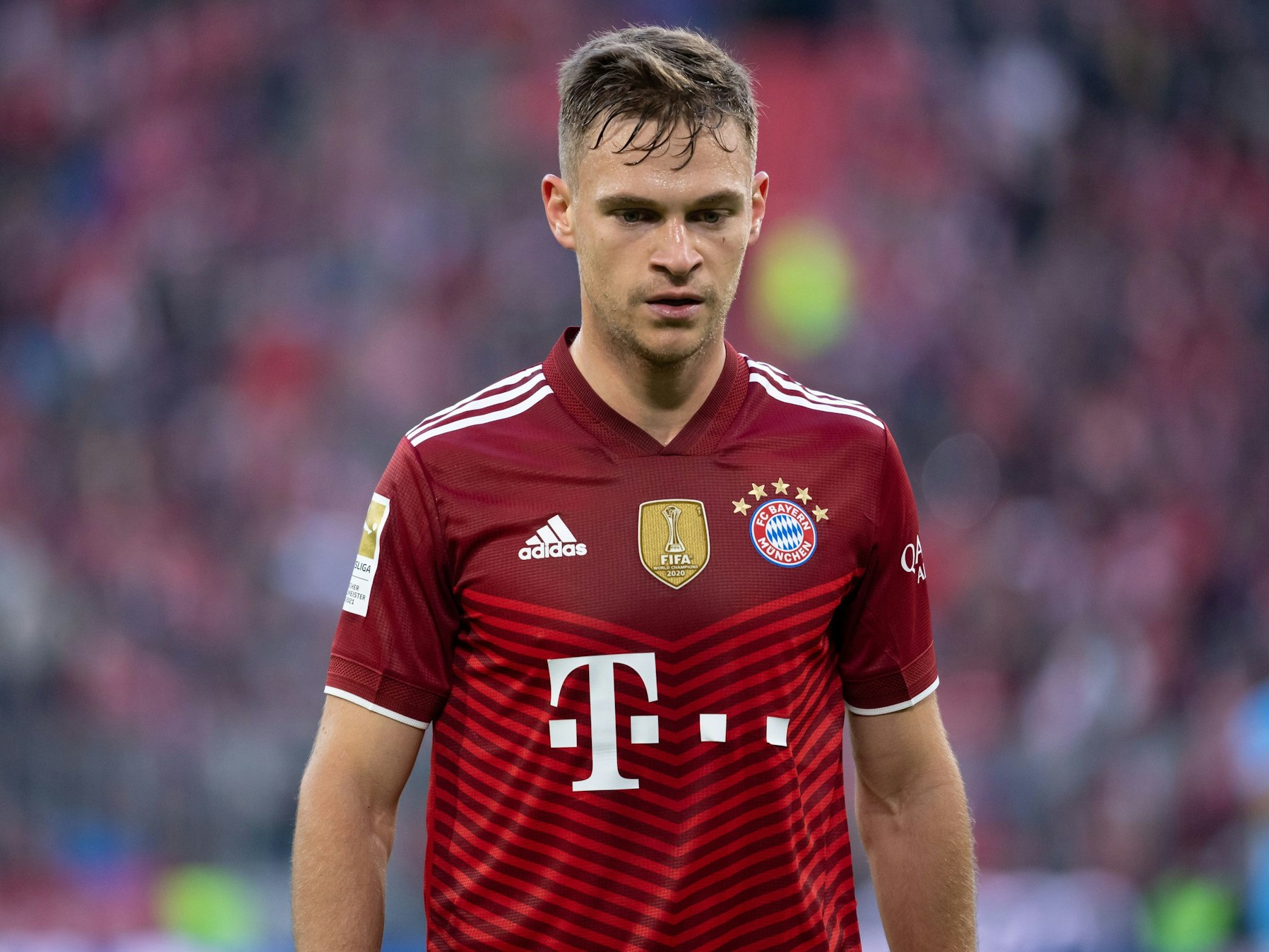 Joshua Kimmich beim Spiel des FC Bayern München gegen den SC Freiburg in der Allianz Arena