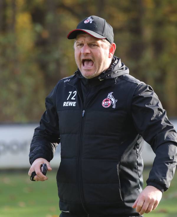 Steffen Baumgart im Training des 1. FC Köln