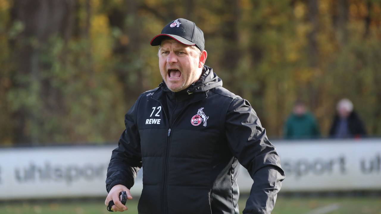 Steffen Baumgart im Training des 1. FC Köln
