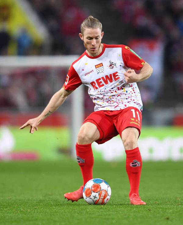 Florian Kainz im Spiel des 1. FC Köln gegen Union.