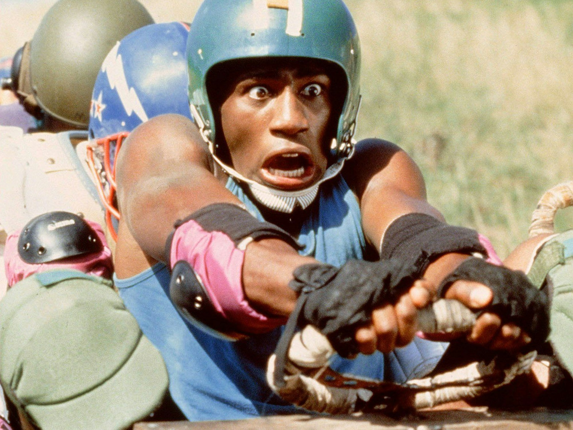 Ein jamaikanischer Bob-Pilot im Film Cool Runnings