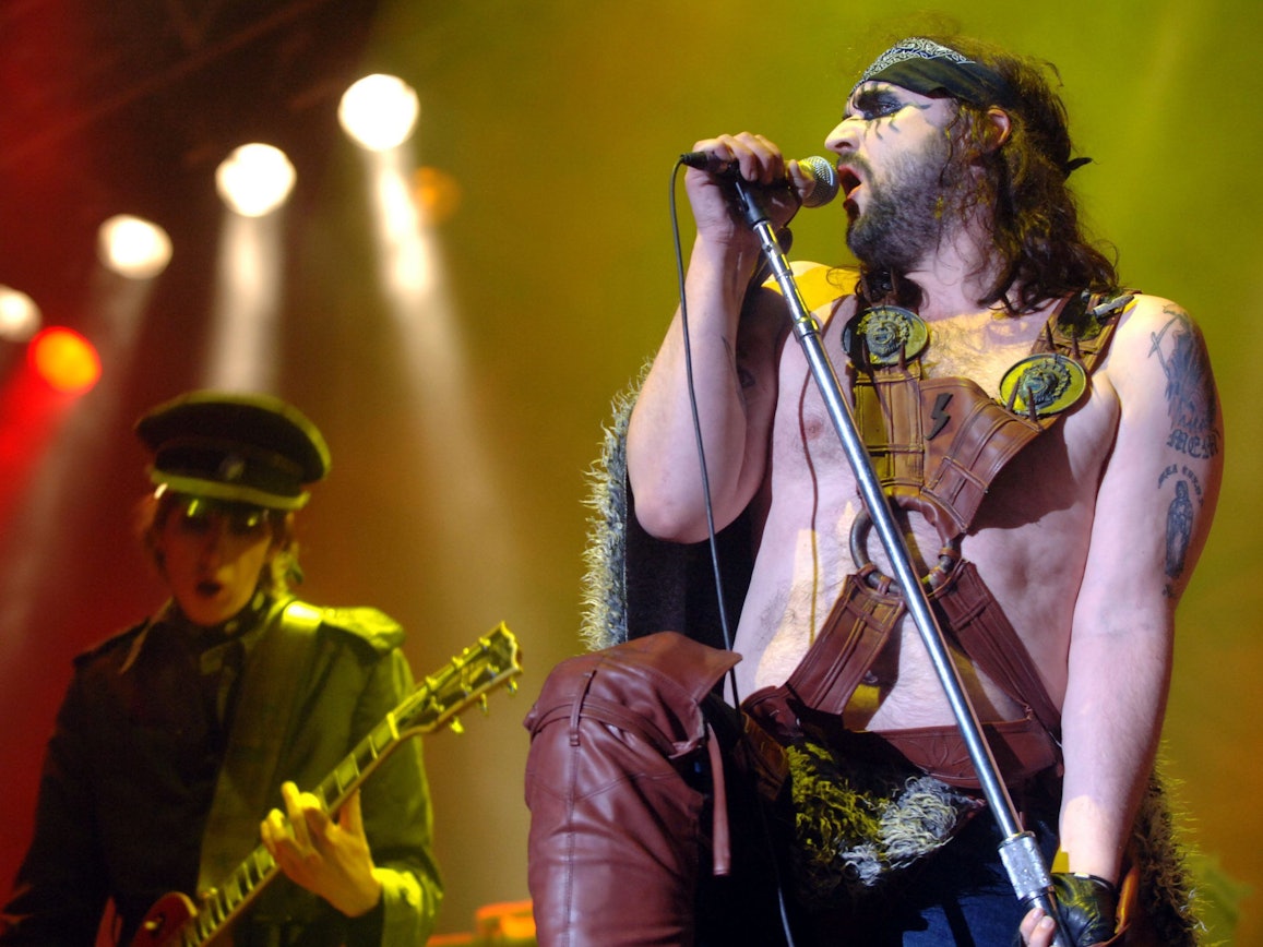 Ex-Turbonegro-Sänger Hank Von Helvete ist gestorben. Hier ein Foto von einem Auftritt am 3. Juni 2006 in Nürburg, Rheinland-Pfalz.