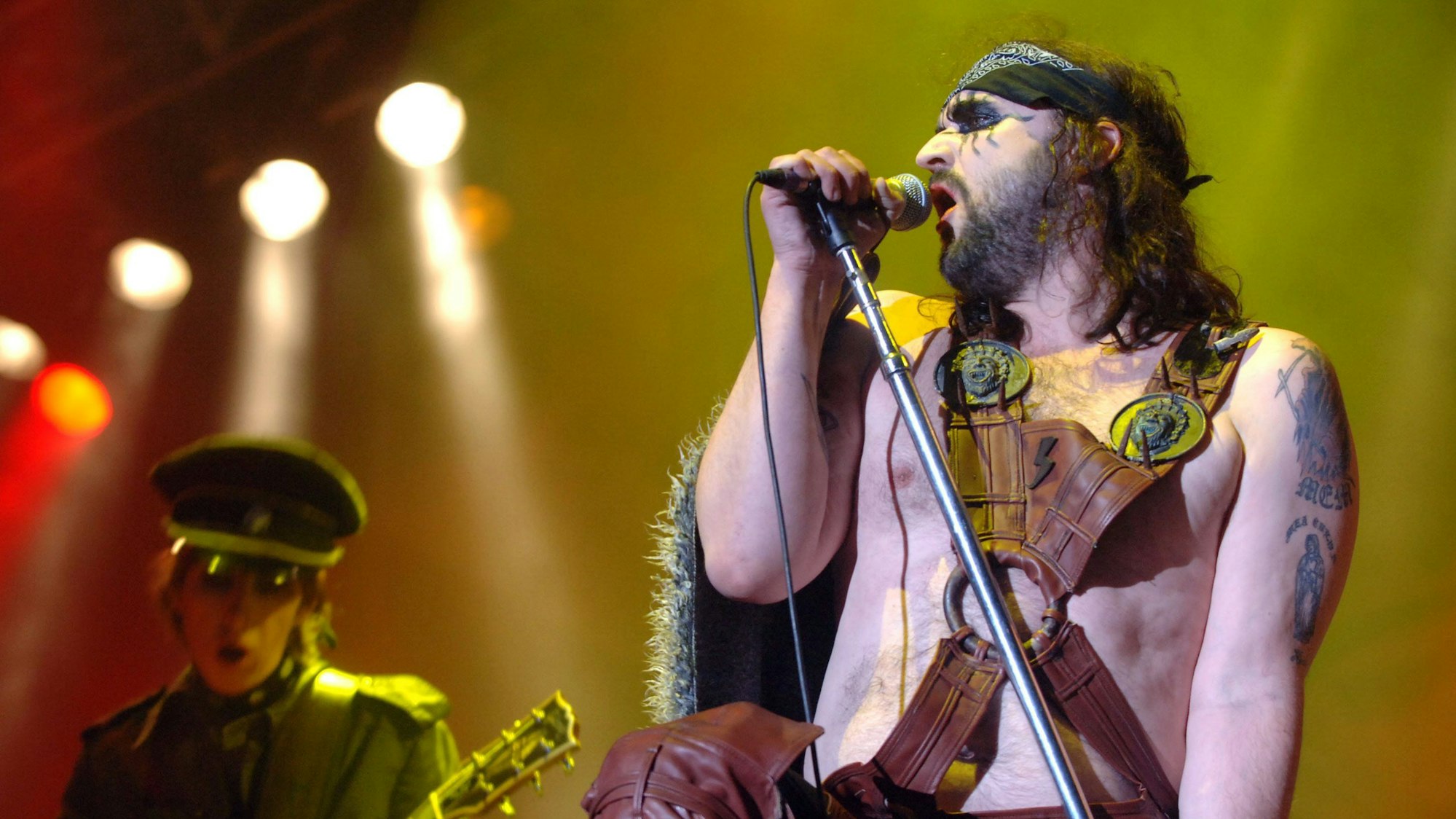 Ex-Turbonegro-Sänger Hank Von Helvete ist gestorben. Hier ein Foto von einem Auftritt am 3. Juni 2006 in Nürburg, Rheinland-Pfalz.