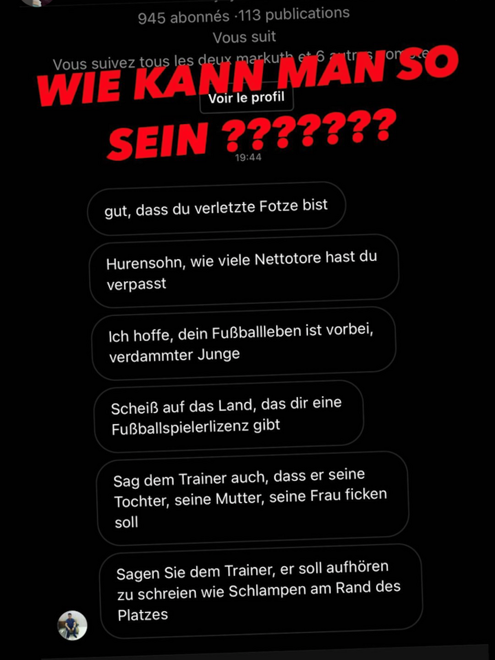 Anthony Modeste postet Hass-Nachrichten auf Instagram