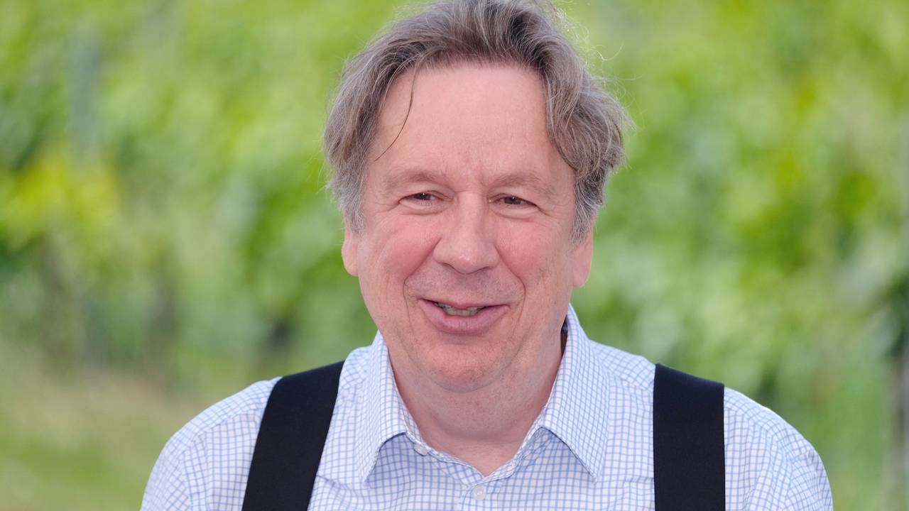 Jörg Kachelmann, Meteorologe und Moderator, spricht am 26. Juni 2021 in Roßbach vor Gästen eines Festaktes.
