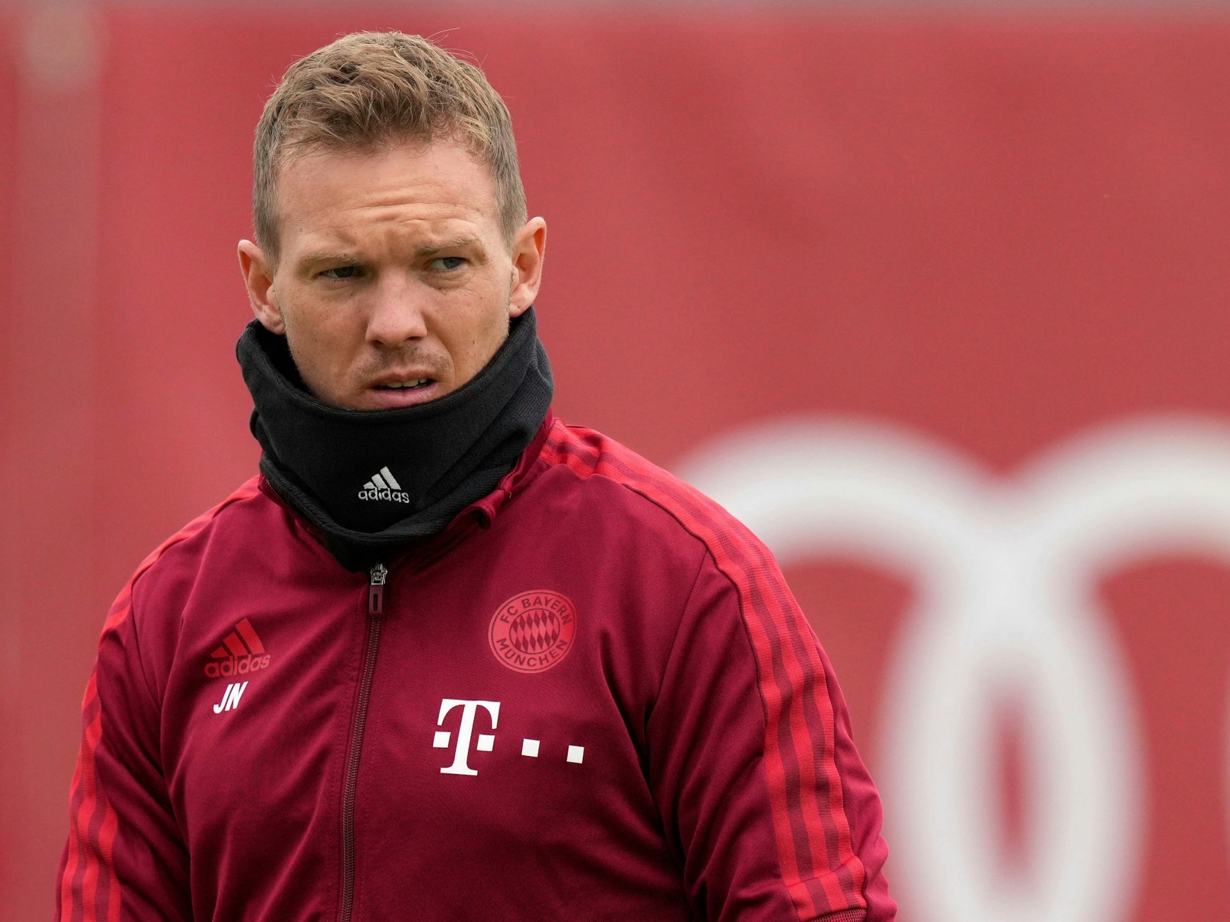 Bayern-Trainer Julian Nagelsmann beim Training des FC Bayern.