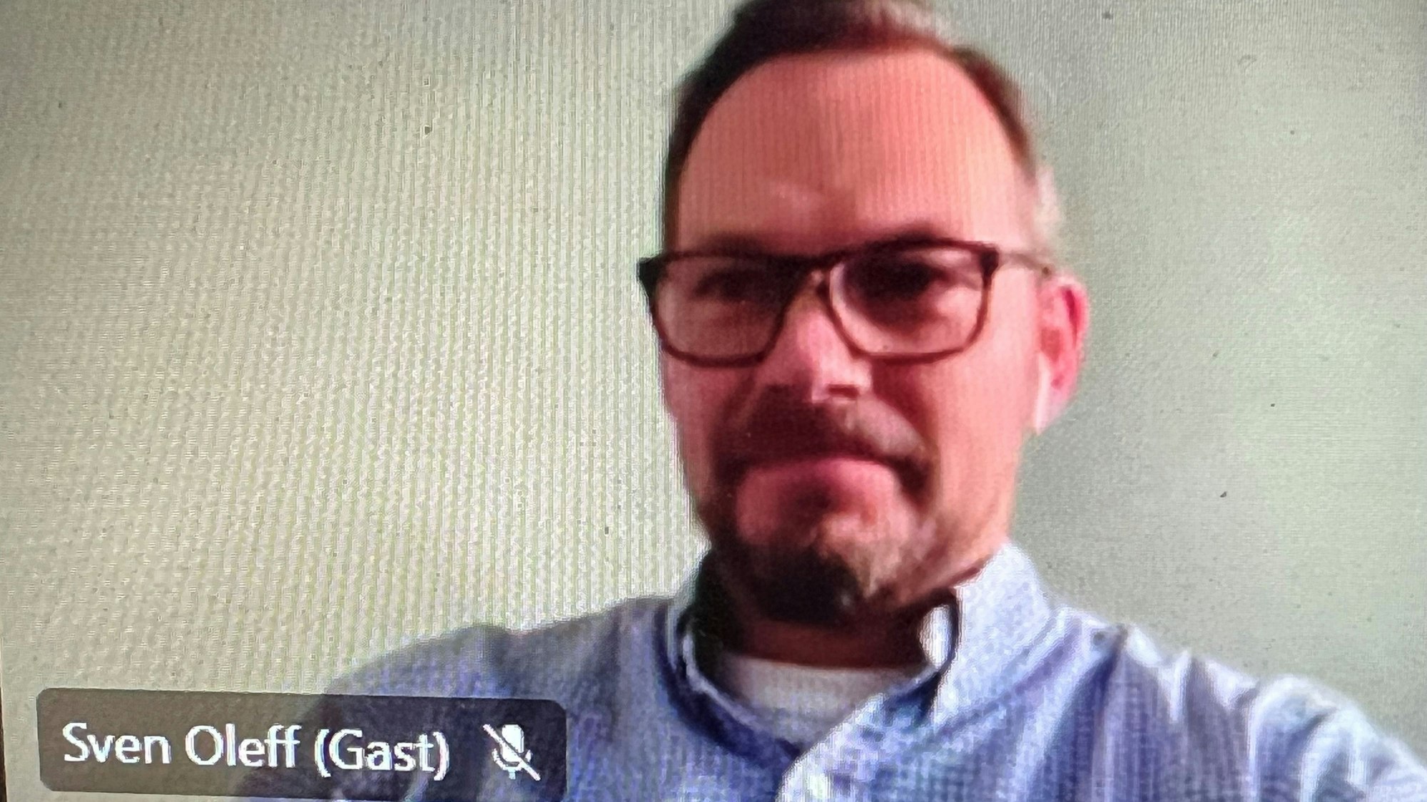 Prinz Sven bei der Schalte