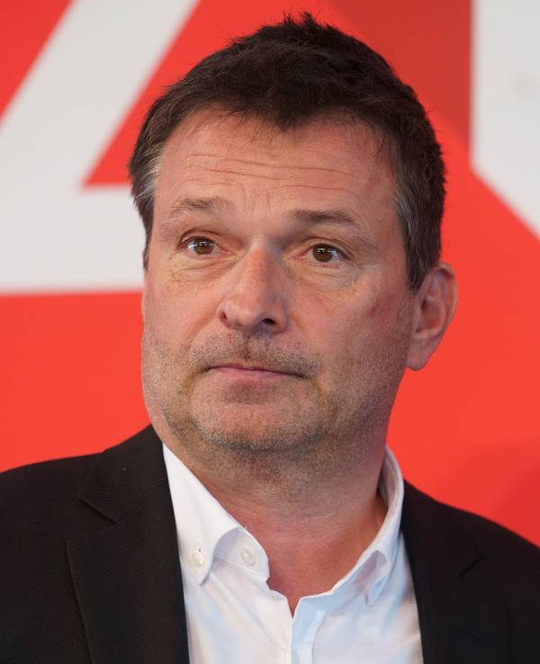 Christian Heidel, Sportvorstand des FSV Mainz 05, bei der Mitgliederversammlung.