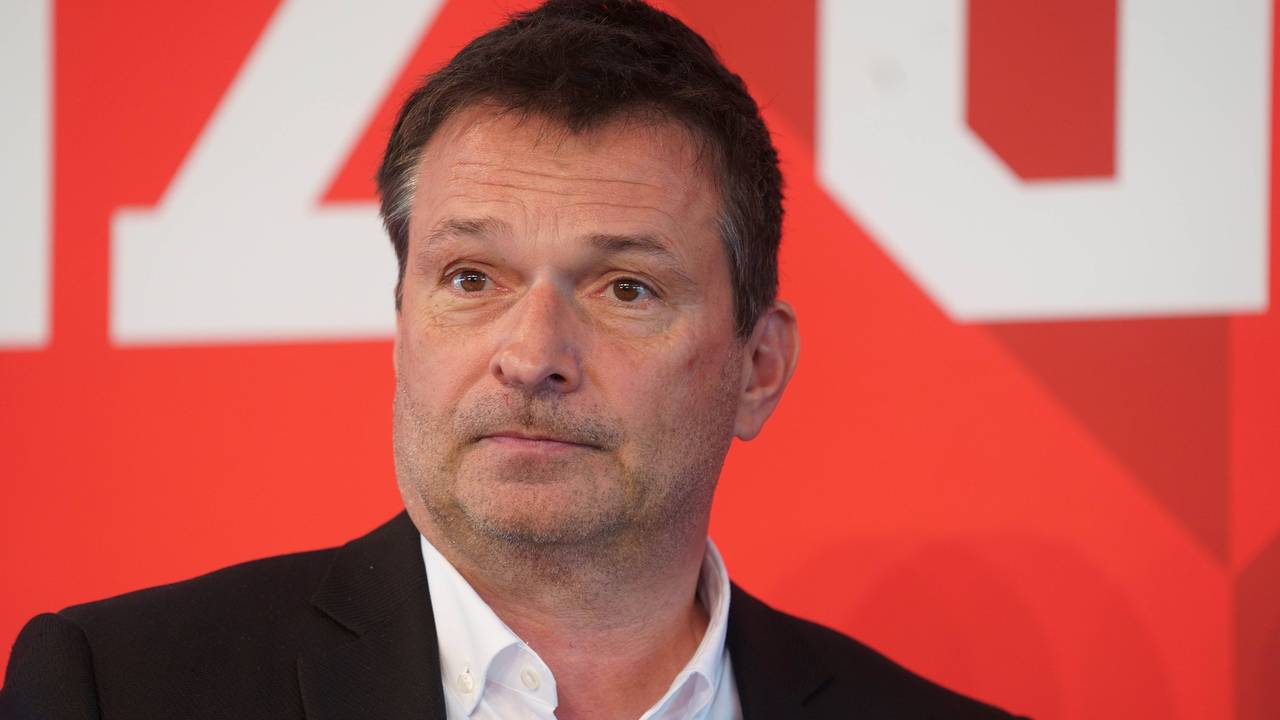 Christian Heidel, Sportvorstand des FSV Mainz 05, bei der Mitgliederversammlung.
