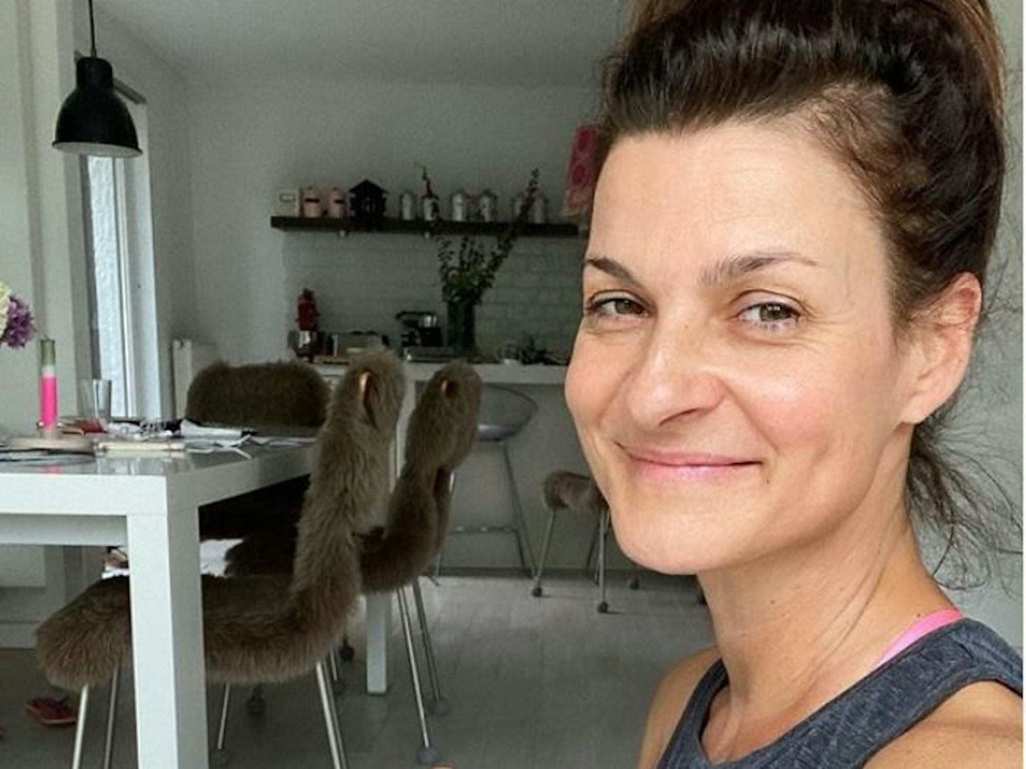 Marlene Lufen vom Sat.1.-„Frühstücksfernsehen“ hat dieses Selfie am 2. August 2021 auf ihrem Instagram-Account veröffentlicht.