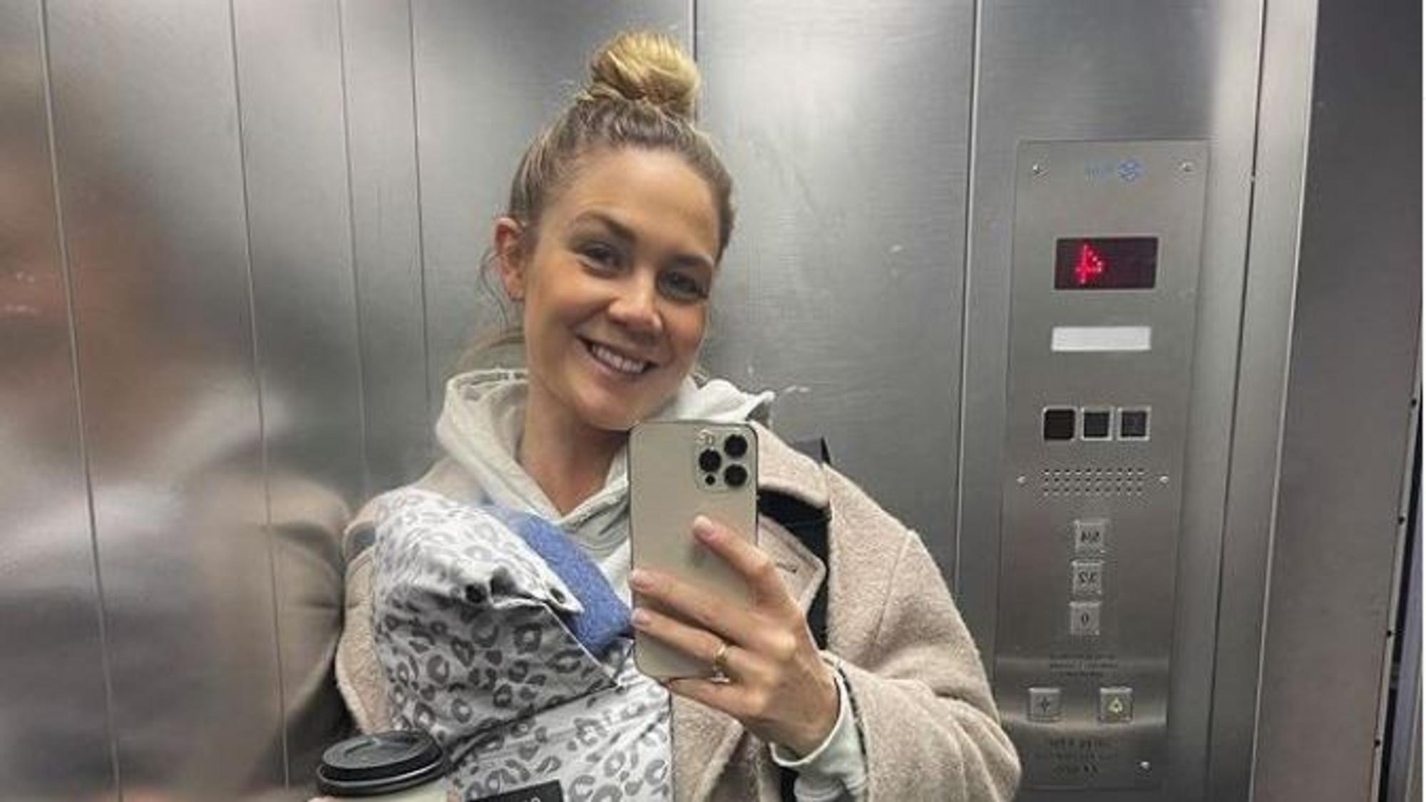 Alina Merkau, Moderatorin des Sat.1-"Frühstücksfernsehen!" auf einem Selfie vom 4. November 2021
Screenshot zur Berichterstattung erstellt.
Foto: Instagram/alinamerkau