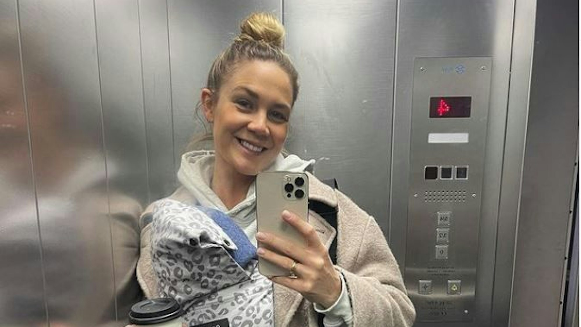 Alina Merkau, Moderatorin des Sat.1-"Frühstücksfernsehen!" auf einem Selfie vom 4. November 2021
Screenshot zur Berichterstattung erstellt.
Foto: Instagram/alinamerkau