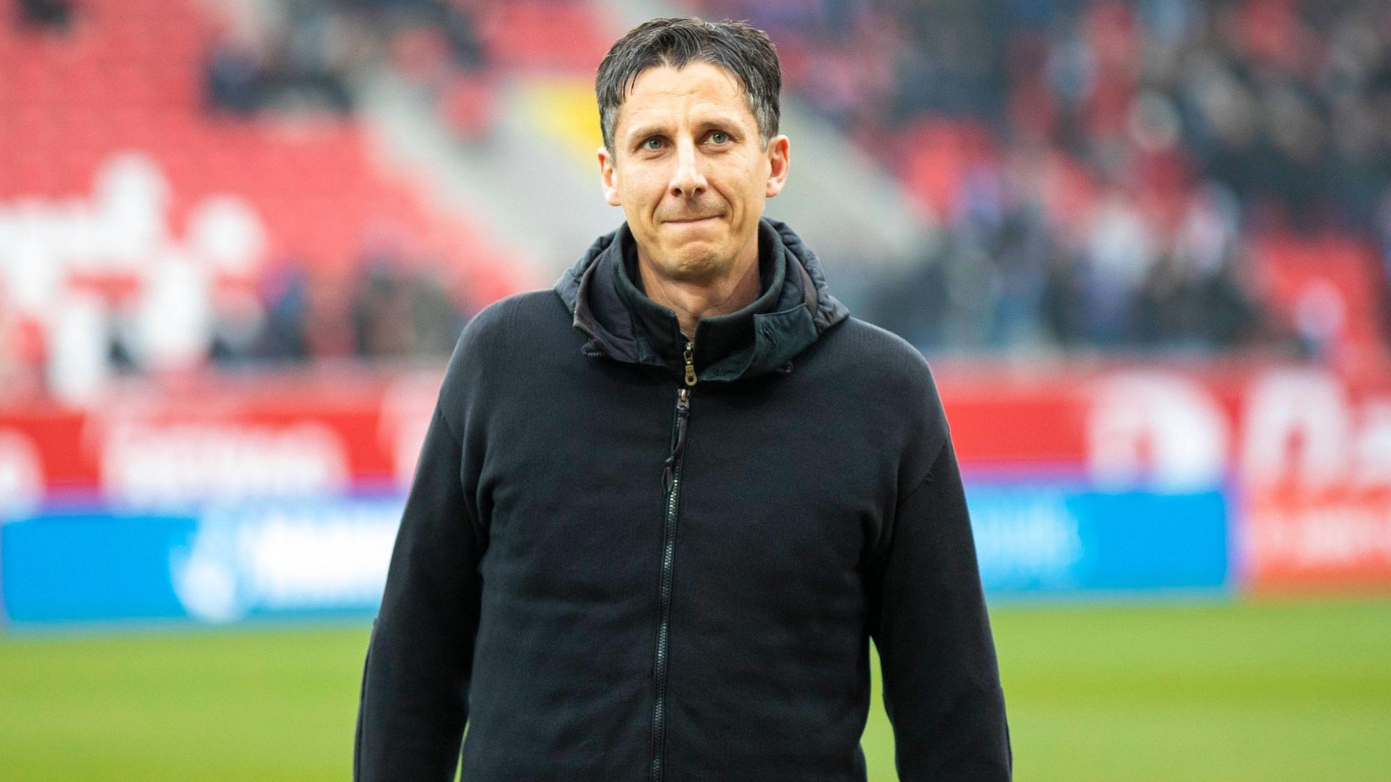 Der zum 1. November 2021 ausgeschiedene Geschäftsführer Christian Keller bei seiner Verabschiedung bei Jahn Regensburg