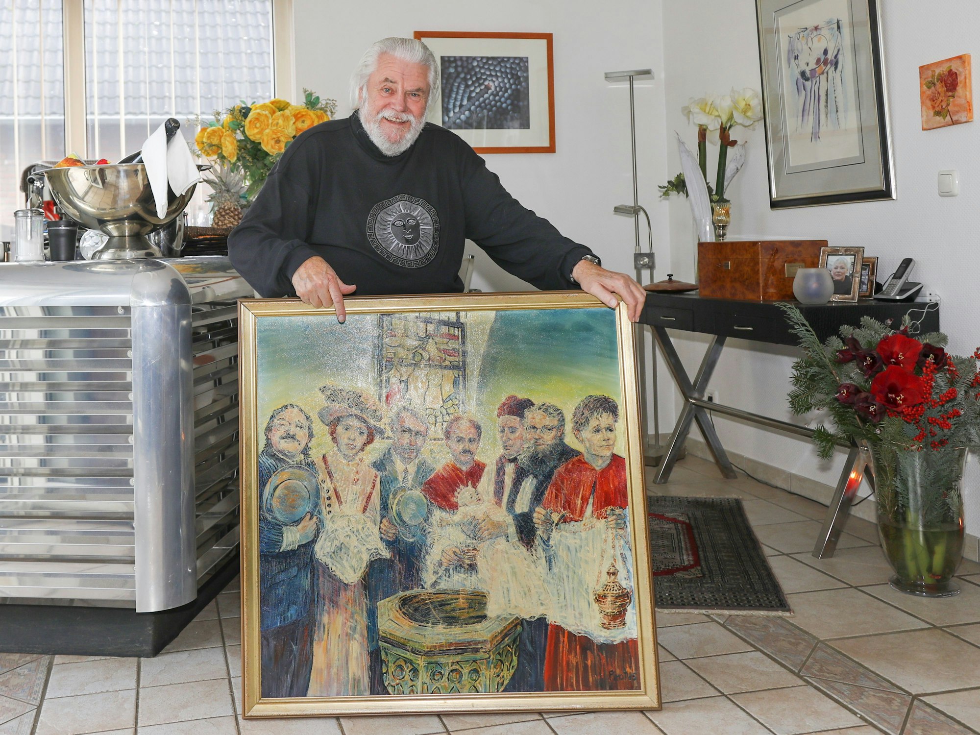 King Size Dick mit dem Gemälde der Bläck Fööss