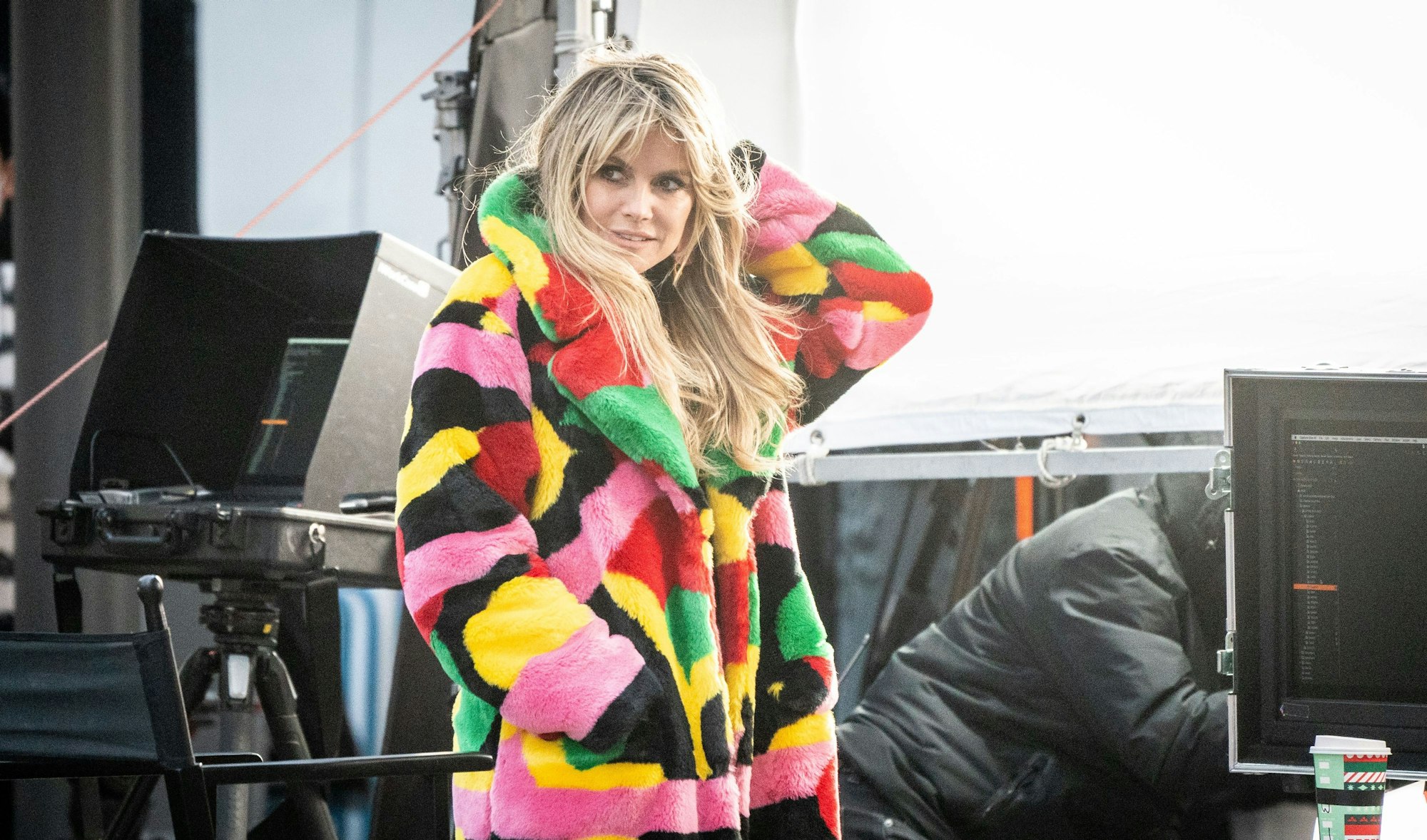 Heidi Klum, hier auf einem Foto vom 19. November 2020 bei den Dreharbeiten für „Germany's next Topmodel“, äußert ihre Meinung über Micaela Schäfer.