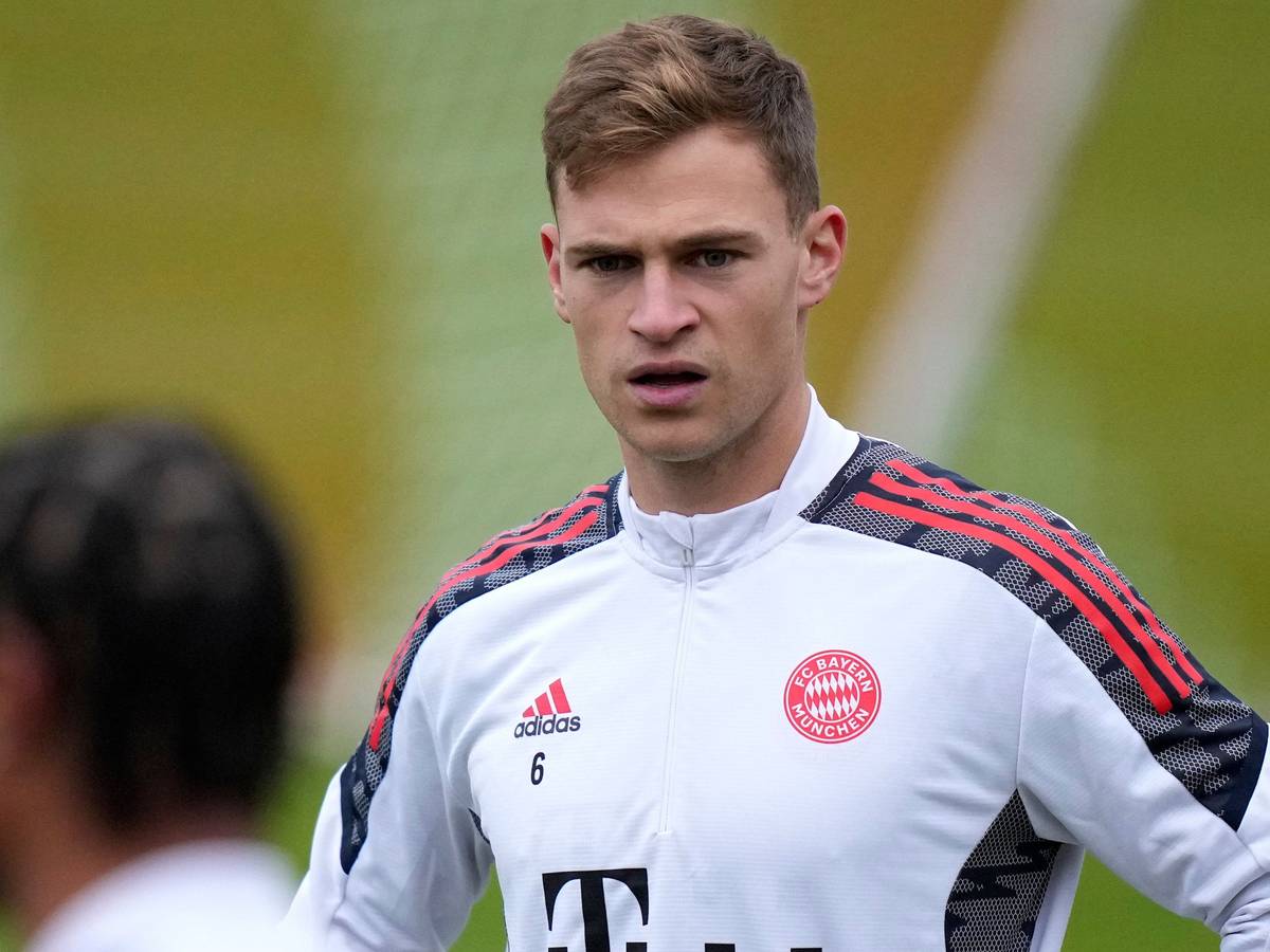 Joshua Kimmich beim Training des FC Bayern München.