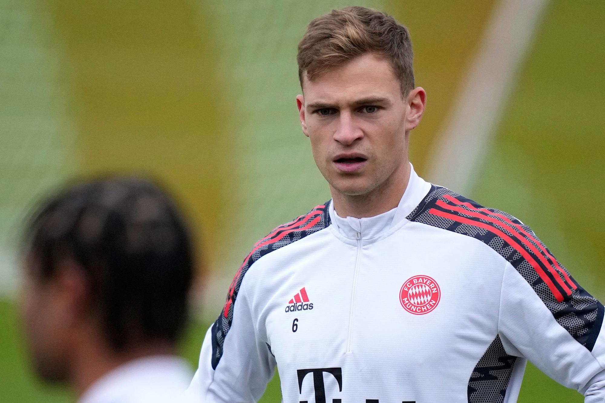 Joshua Kimmich beim Training des FC Bayern München.