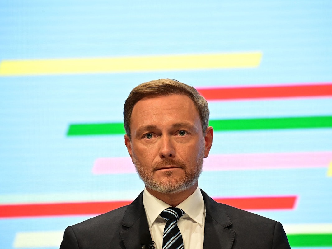 Christian Lindner (FDP) bei der Vorstellung des Koalitionsvertrags am 24. November: Der Vorstand der Partei schlug ihn als Finanzminister vor.