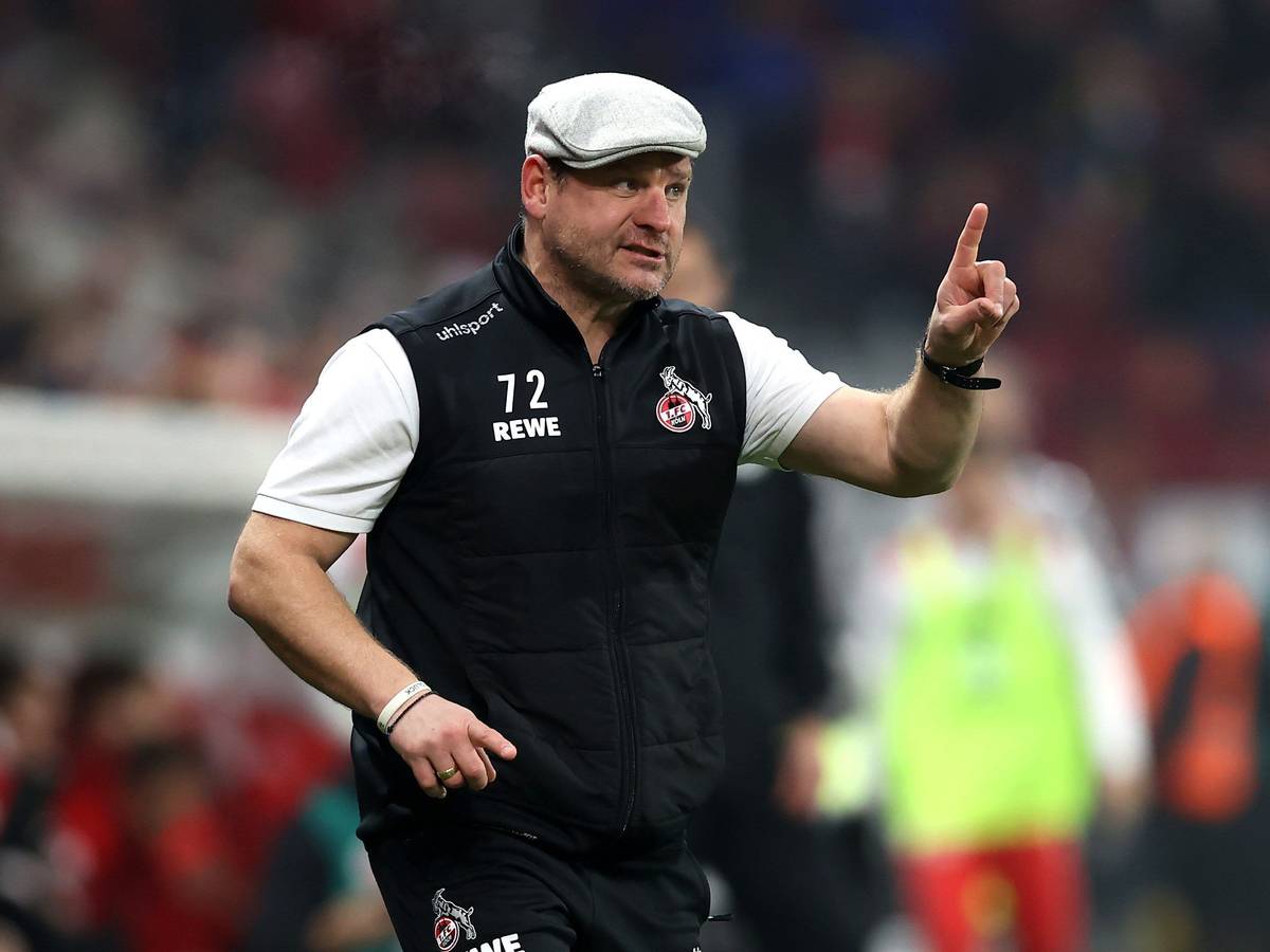 Steffen Baumgart trainiert den 1. FC Köln gegen den FSV Mainz 05.