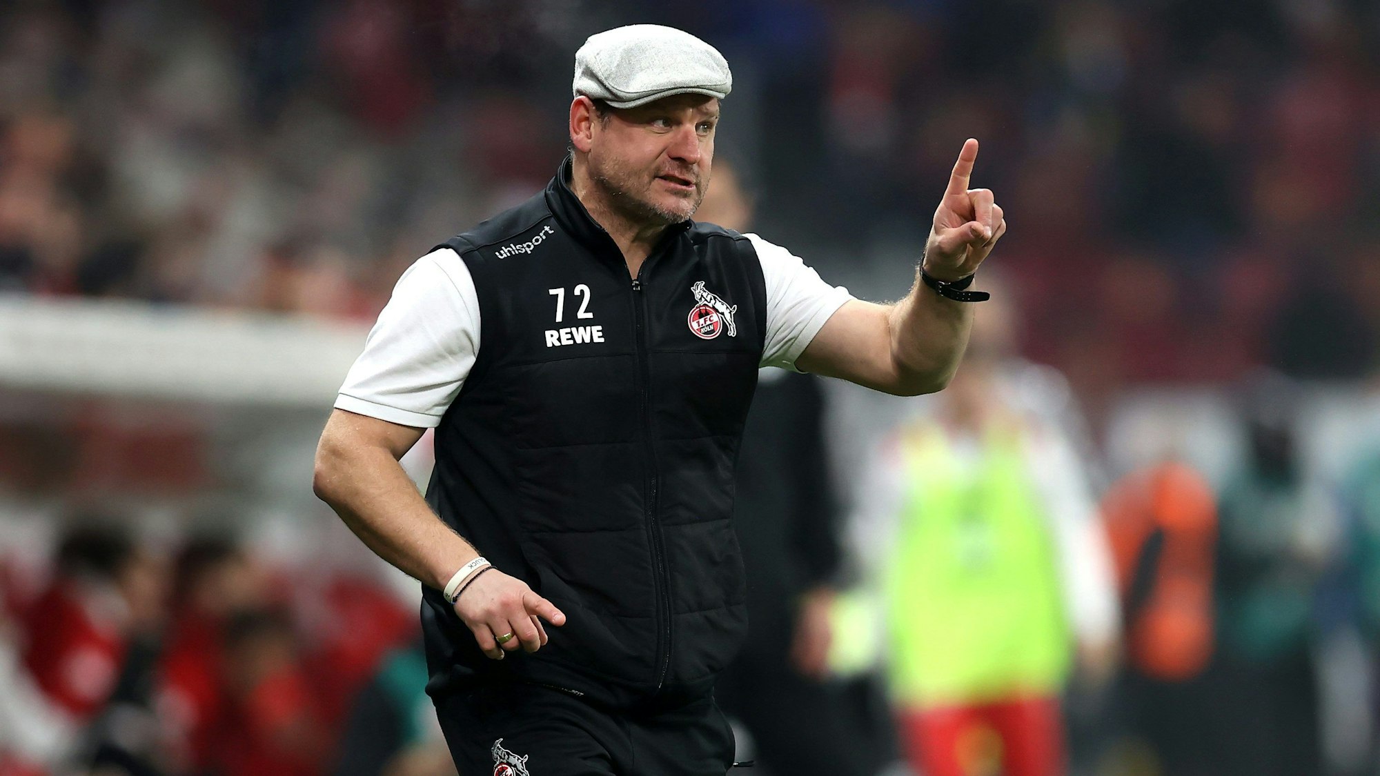 Steffen Baumgart trainiert den 1. FC Köln gegen den FSV Mainz 05.