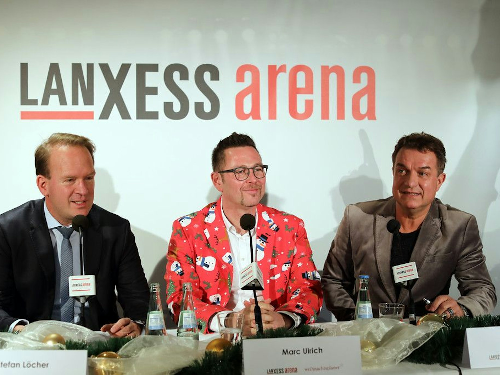 Linus Büttgen bei einer PK in der Lanxess Arena