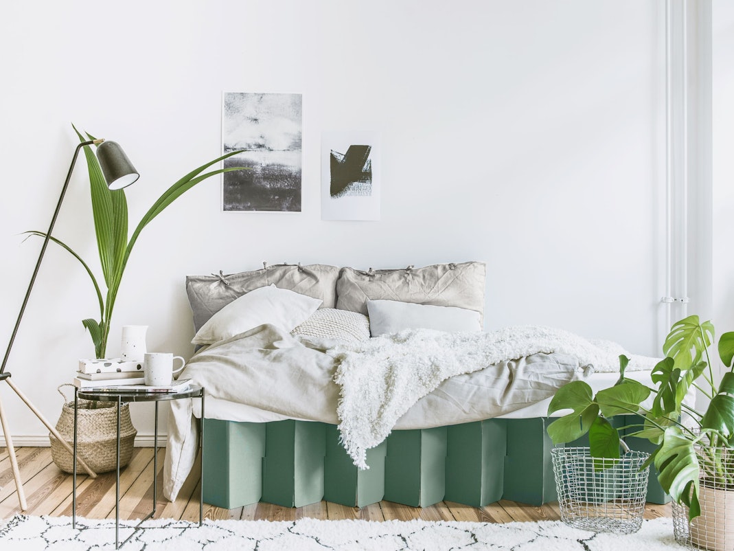 Pflanzen im Schlafzimmer können ein gesundes Raumklima fördern.