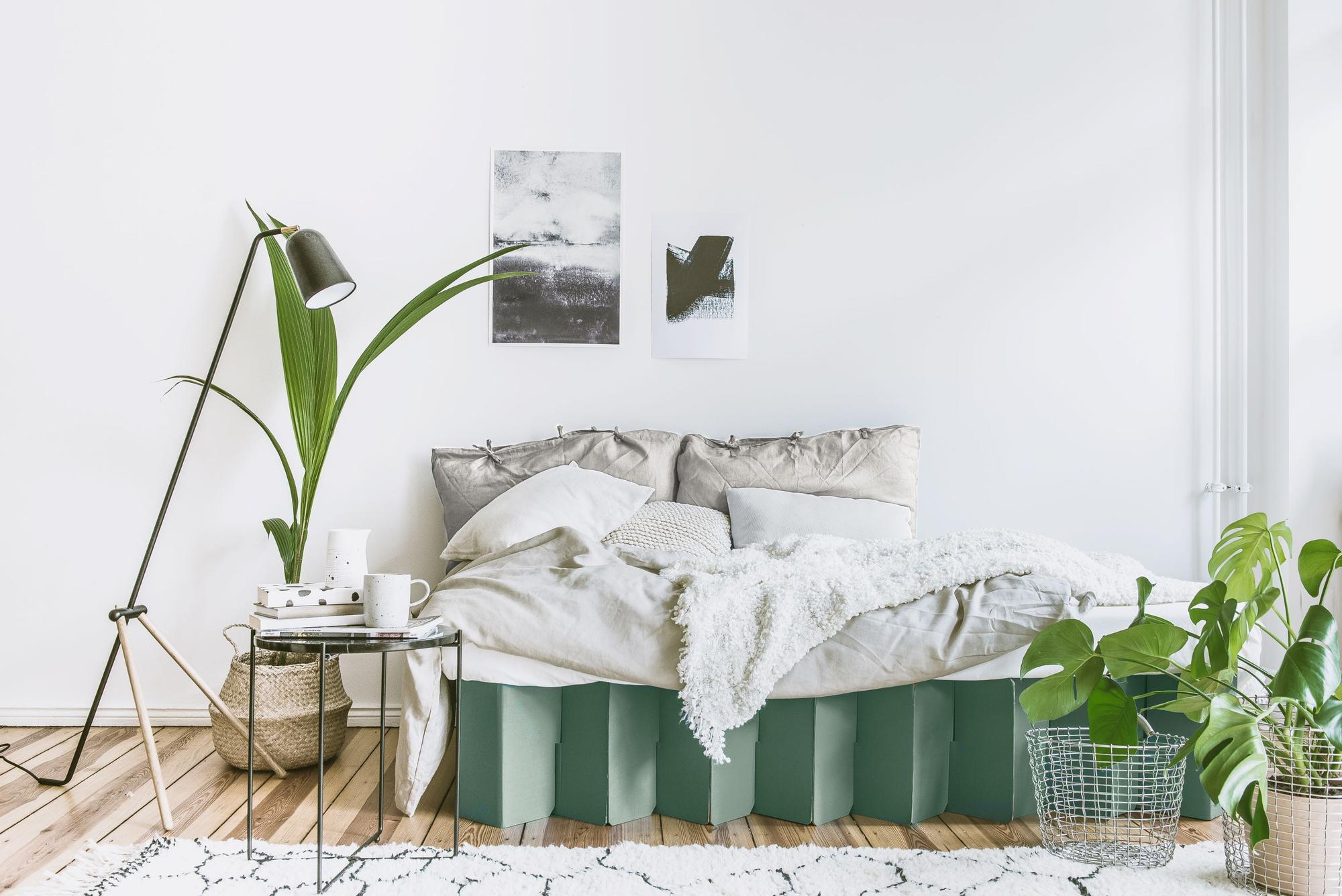 Pflanzen im Schlafzimmer können ein gesundes Raumklima fördern.