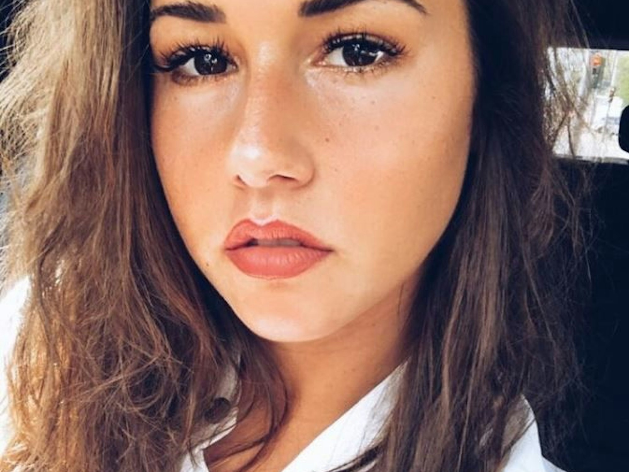 Dieses Selfie hat Sarah Engels am 15. April 2018 auf ihrem Instagram-Account veröffentlicht.