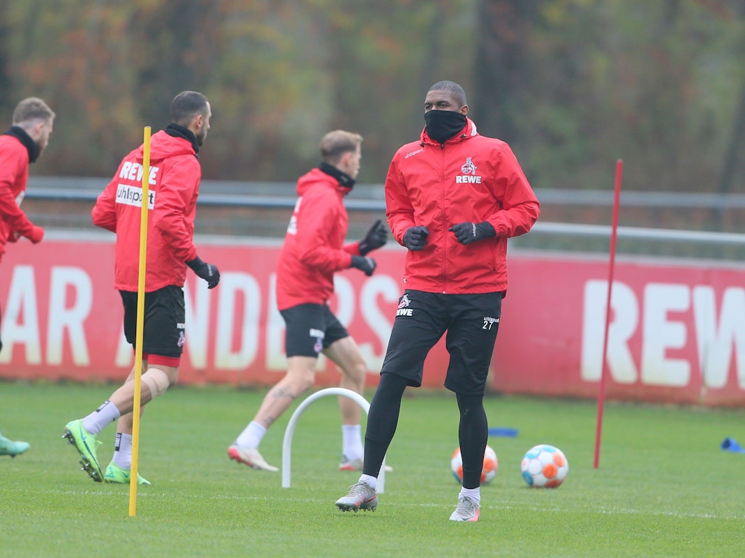 Anthony Modeste im Training des 1. FC Köln am 25. November 2021.