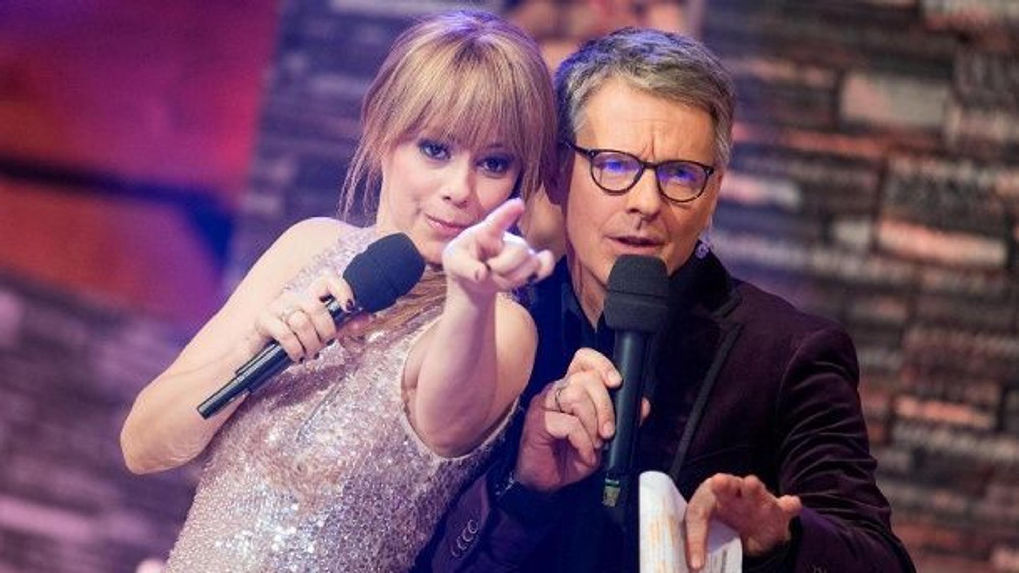 Francine Jordi und Jörg Pilawa bei der „Silvestershow“ im Ersten 2017