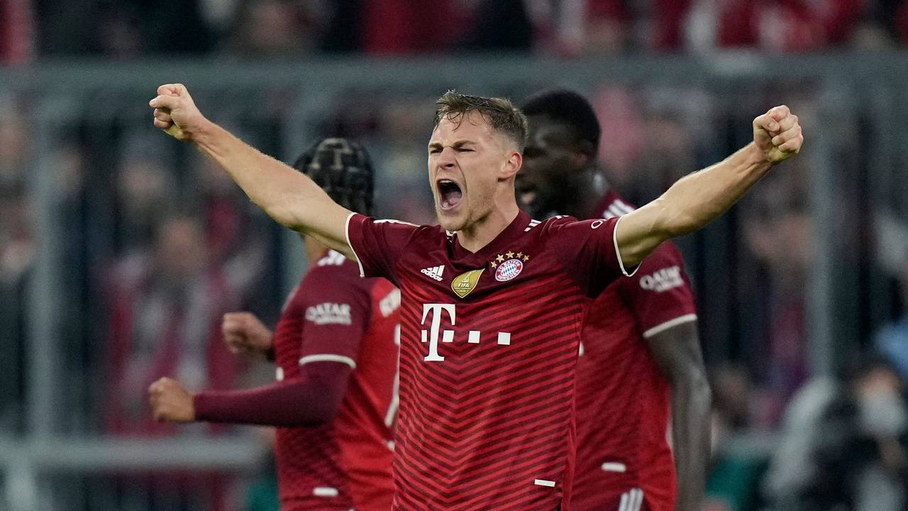 Bayerns Joshua Kimmich jubelt.