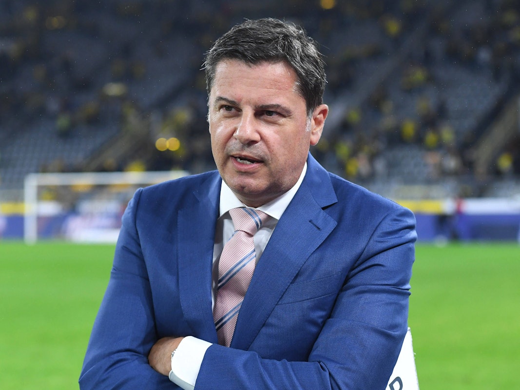 Christian Seifert beim Supercup-Spiel in Dortmund