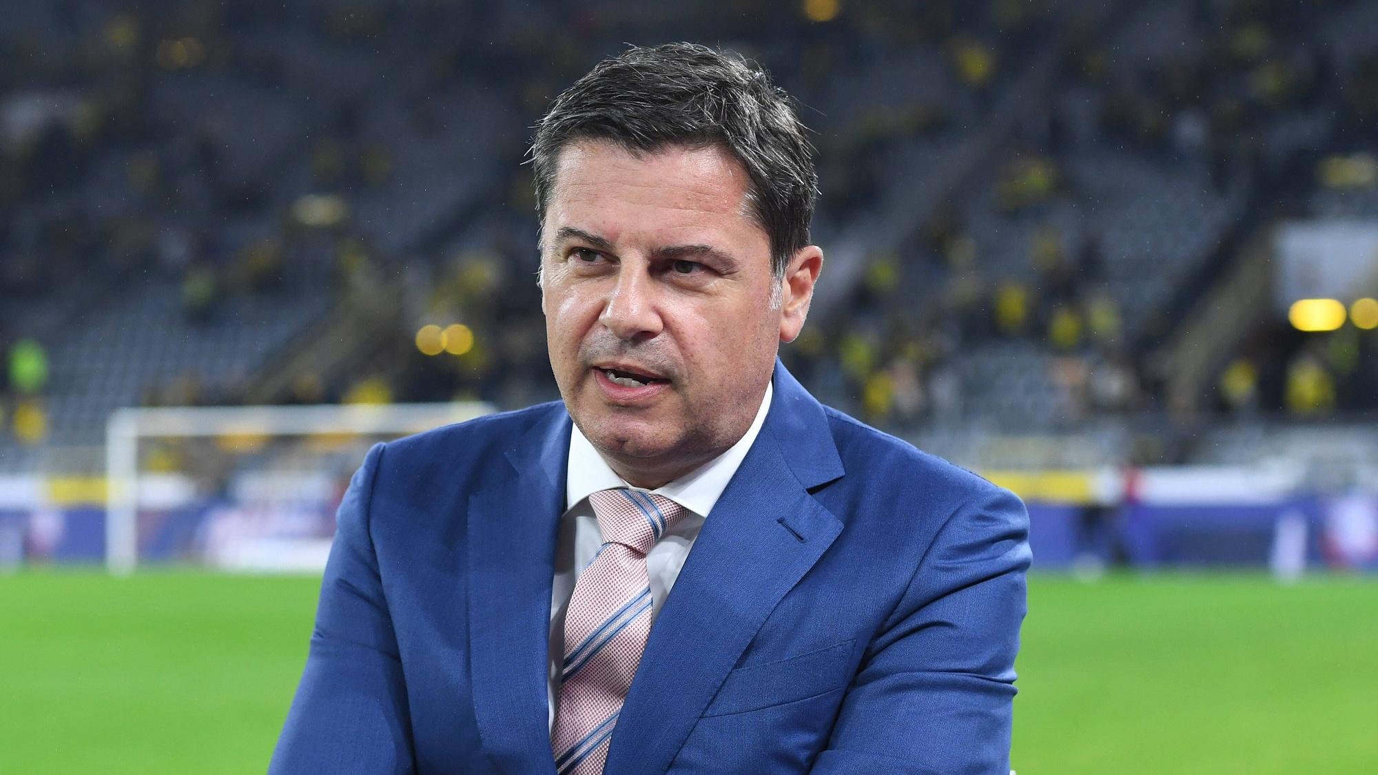 Christian Seifert beim Supercup-Spiel in Dortmund